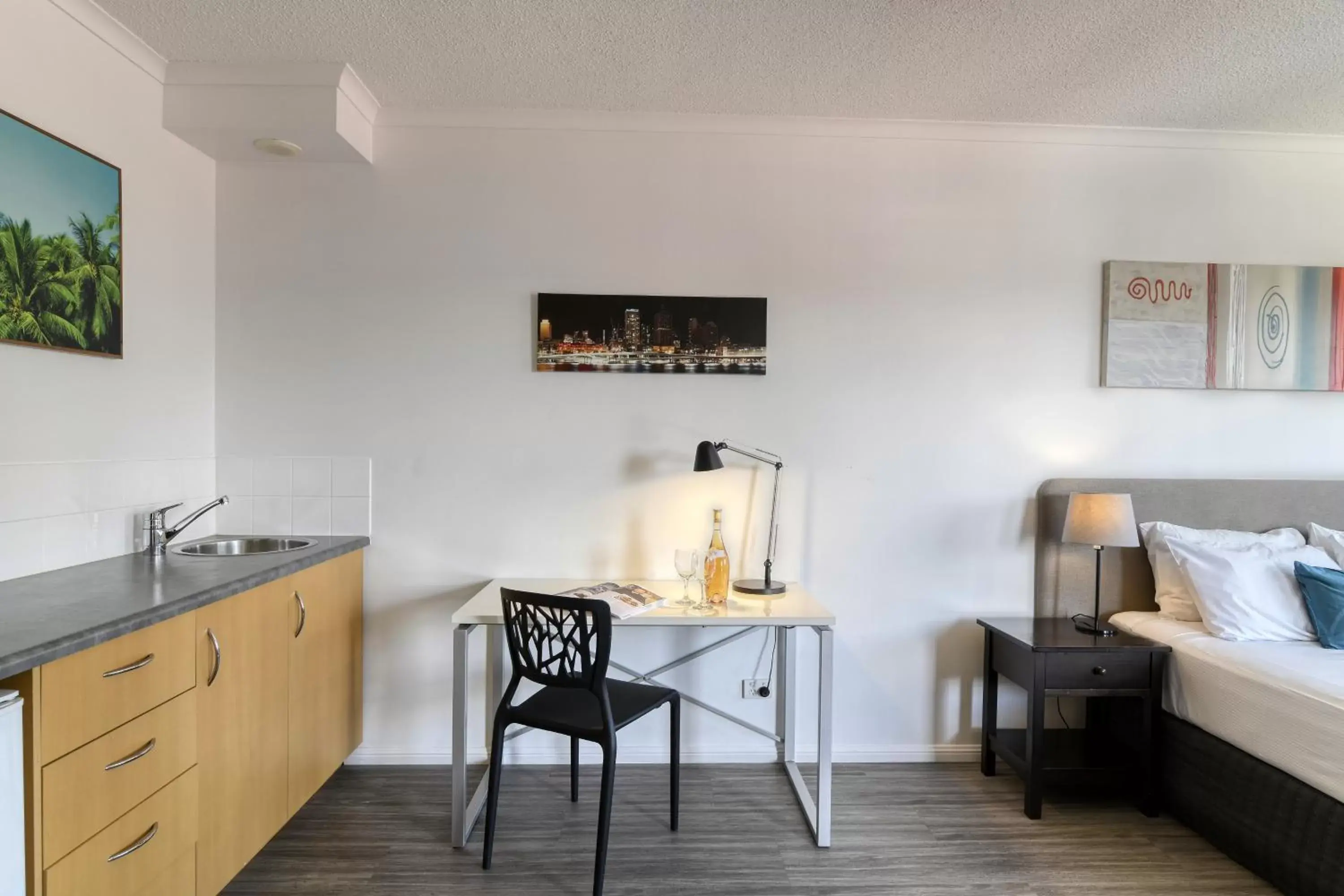 Living room in Central Brunswick Apartment Hotel