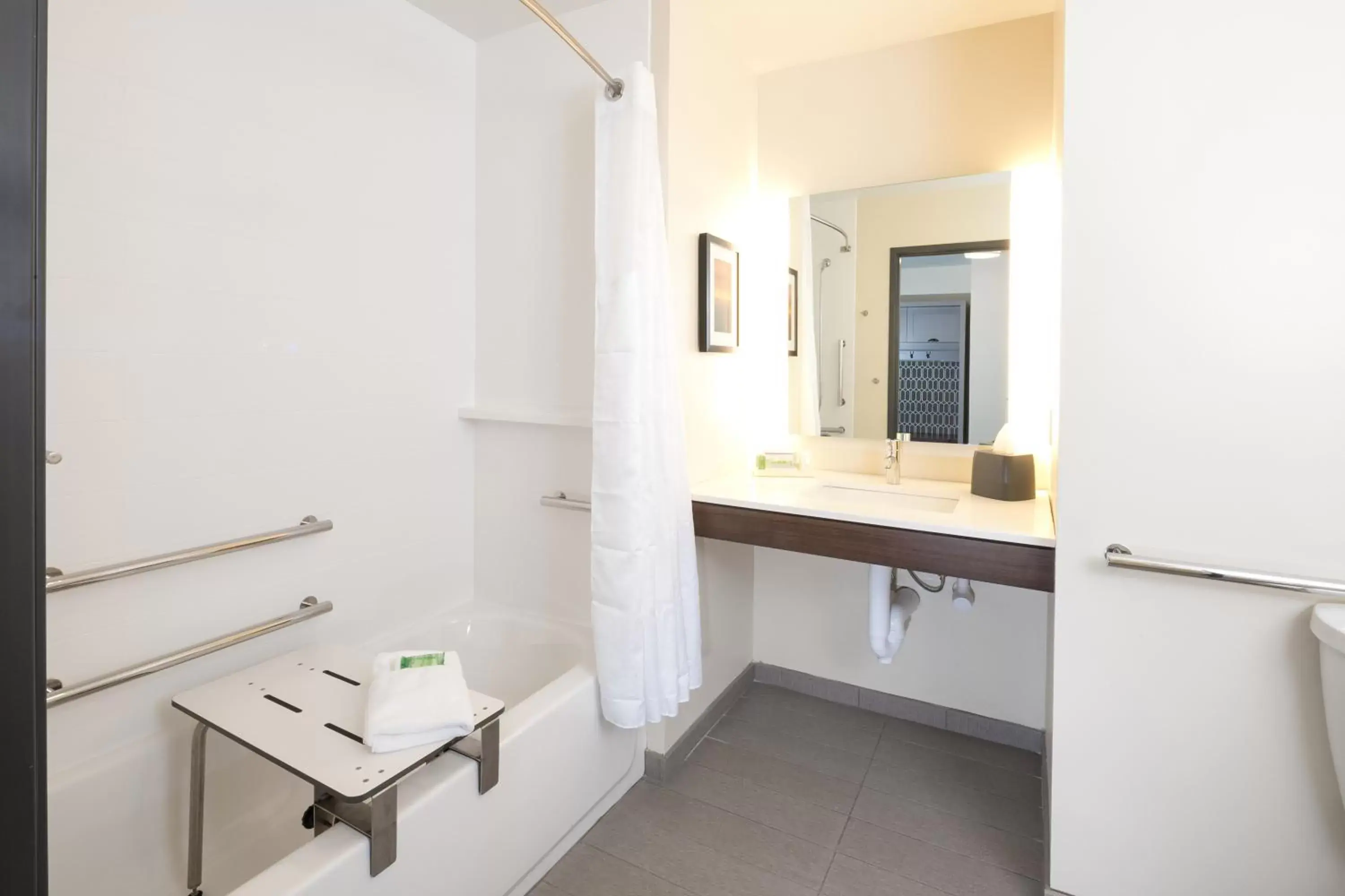 Bathroom in Holiday Inn & Suites Detroit - Troy, an IHG Hotel
