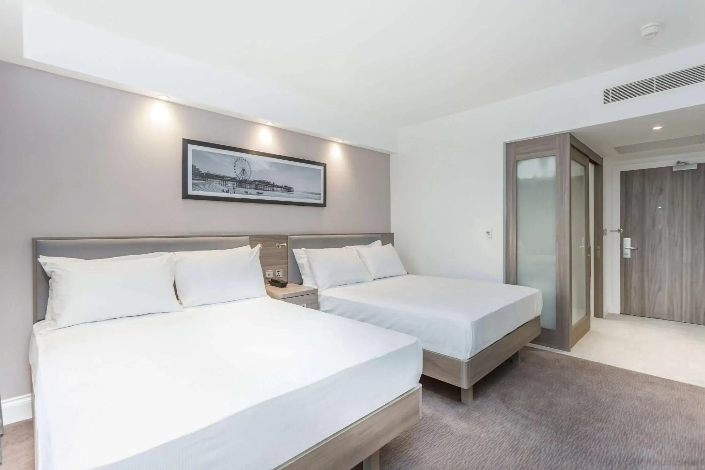 Photo of the whole room, Bed in Hampton By Hilton Blackpool Photo of the whole room, Bed in Hampton By Hilton Blackpool