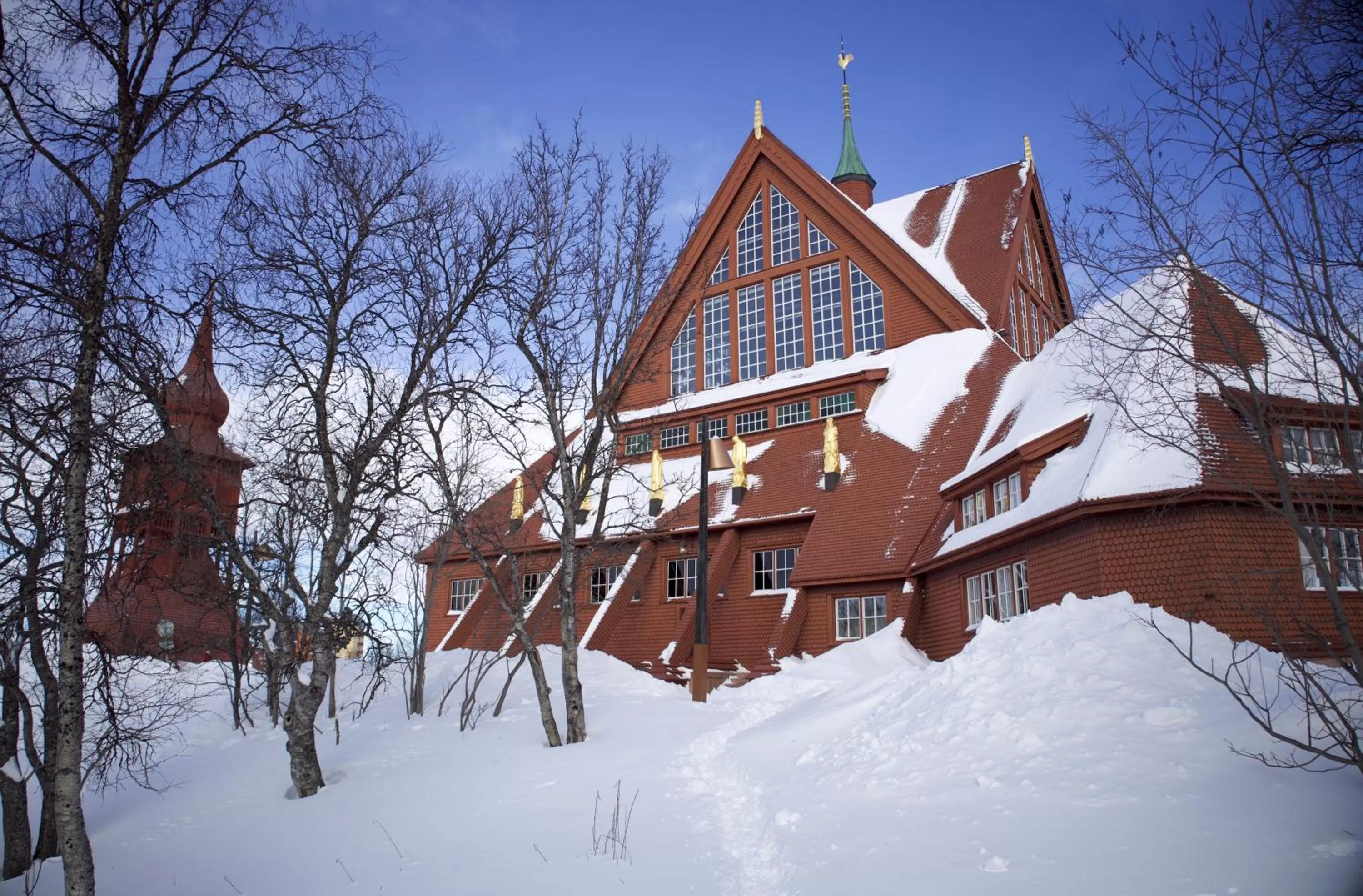 Winter in STF Malmfältens Folkhögskola