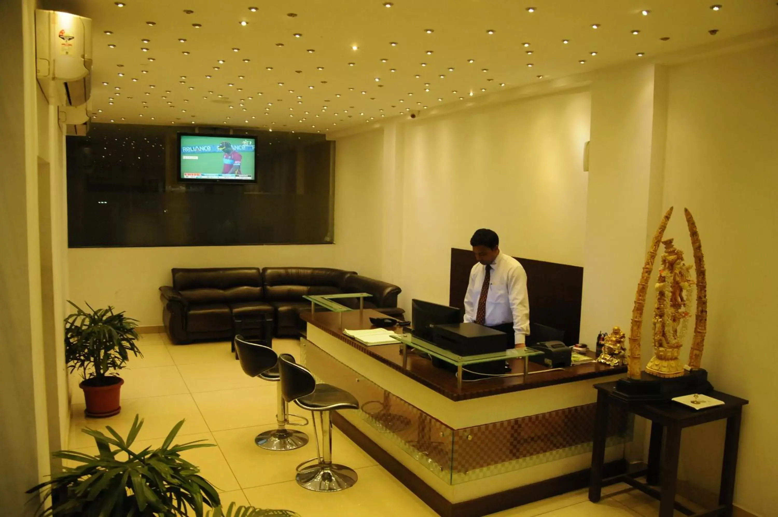 Lobby or reception in Hotel Sri Krishna Residency Lobby or reception in Hotel Sri Krishna Residency