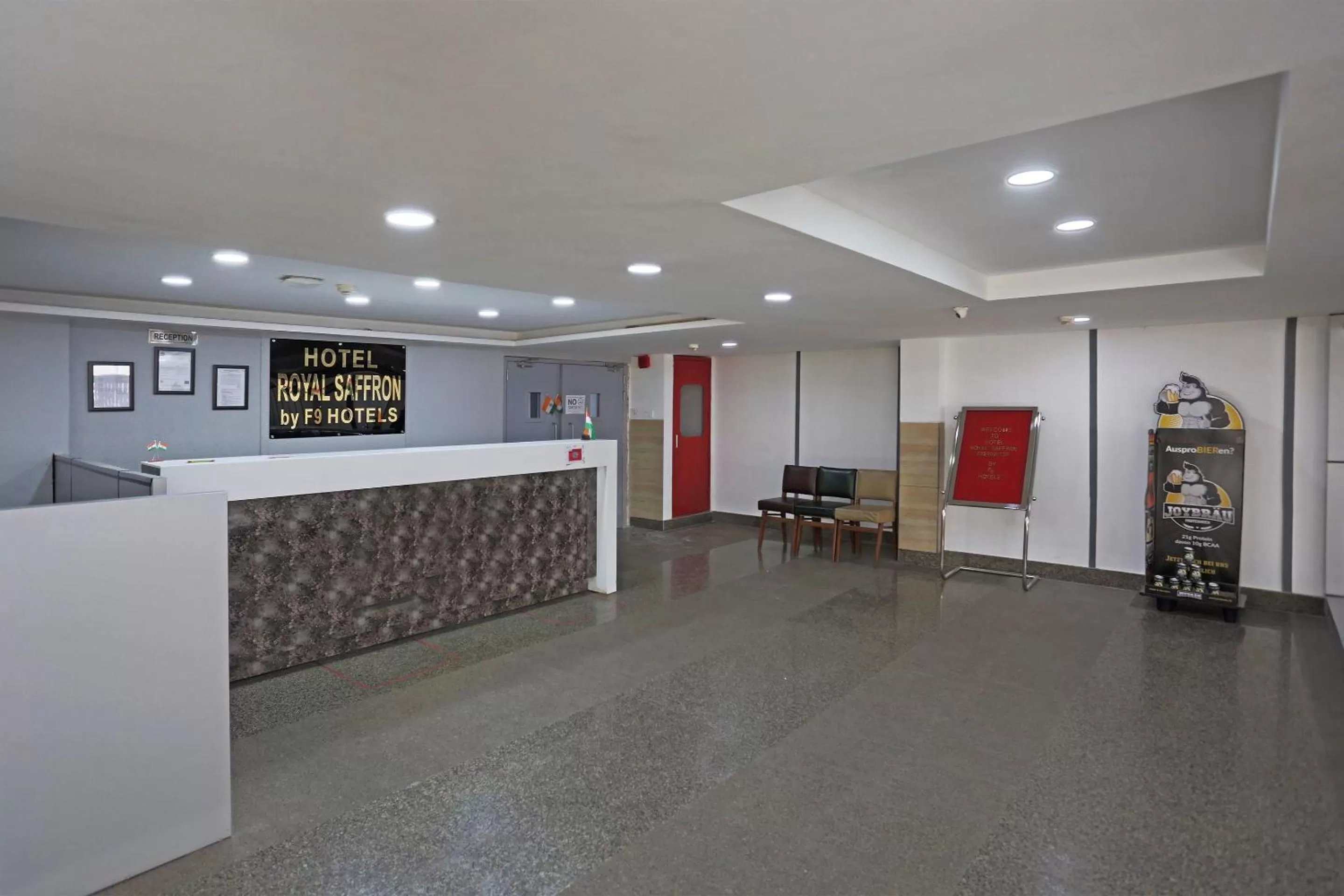 Lobby or reception in Hotel Royal Saffron By F9 Hotels