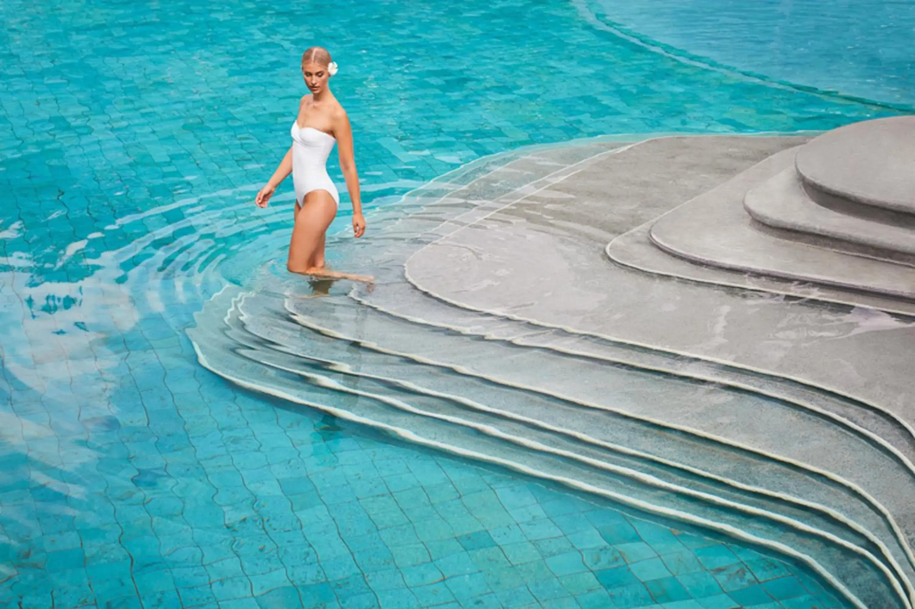 People, Swimming Pool in Mövenpick Resort & Spa Jimbaran Bali