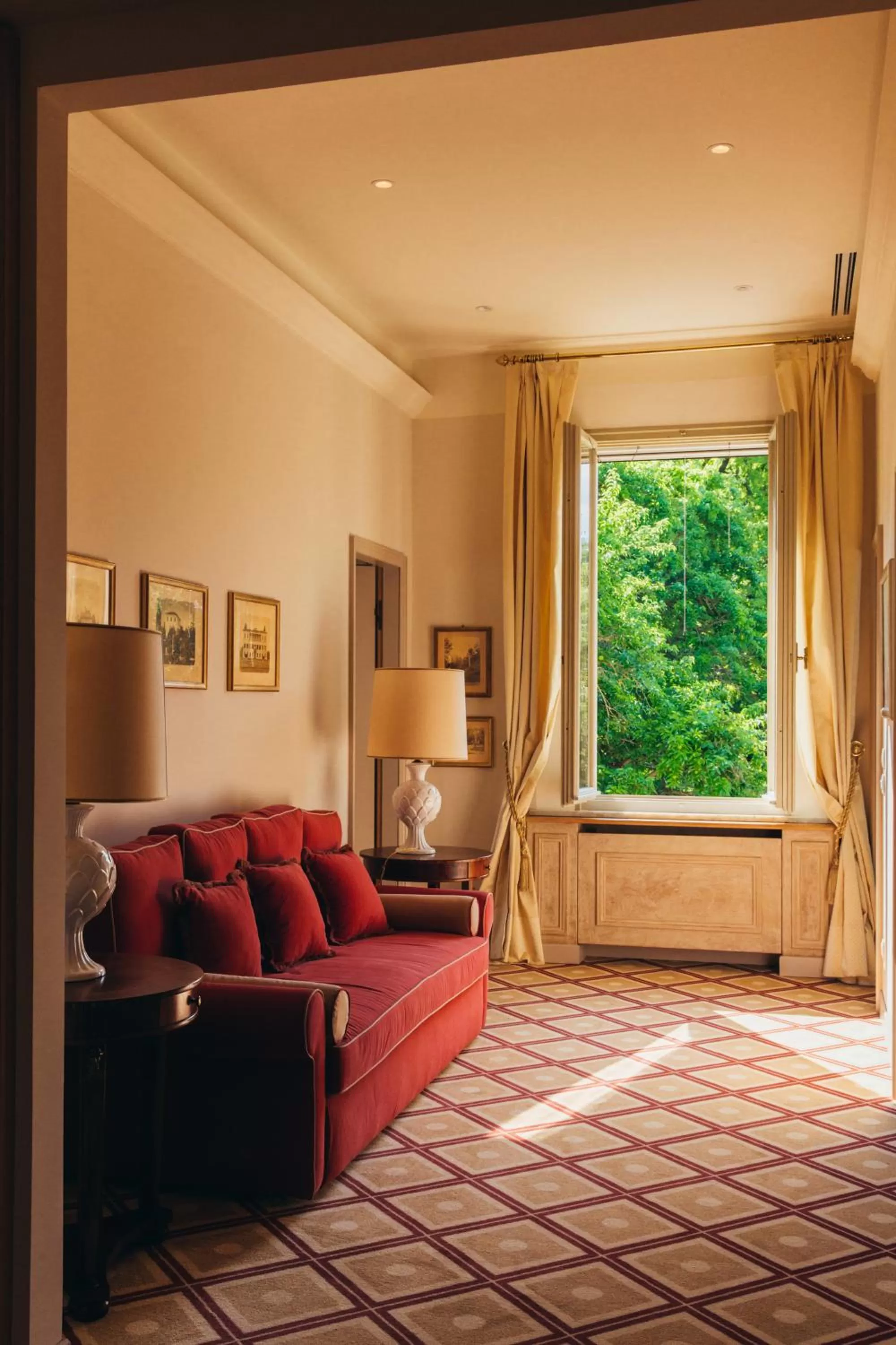 Living room in Villa Abbondanzi Resort