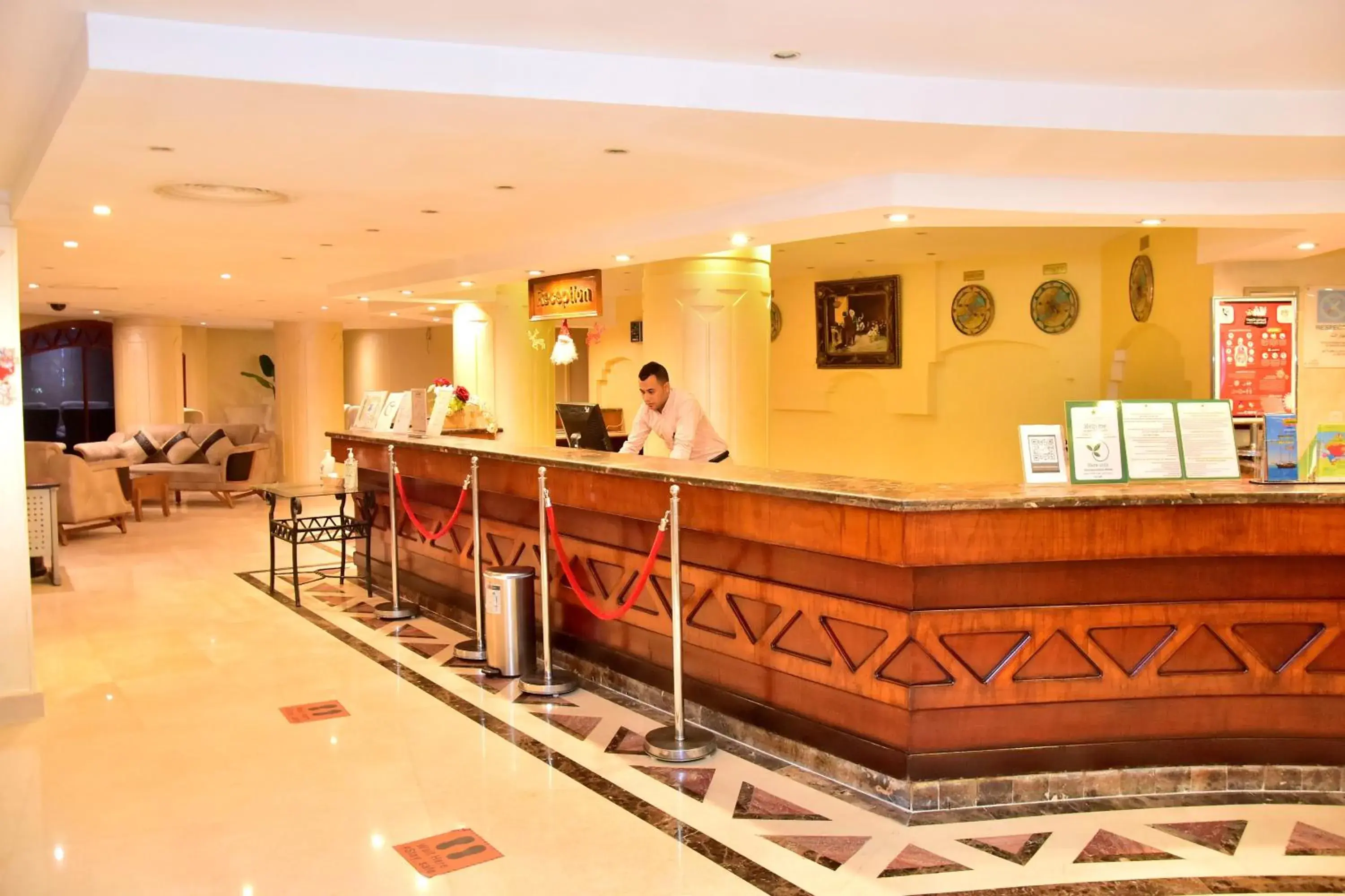 Lobby/Reception in Verginia Sharm Resort & Aqua Park