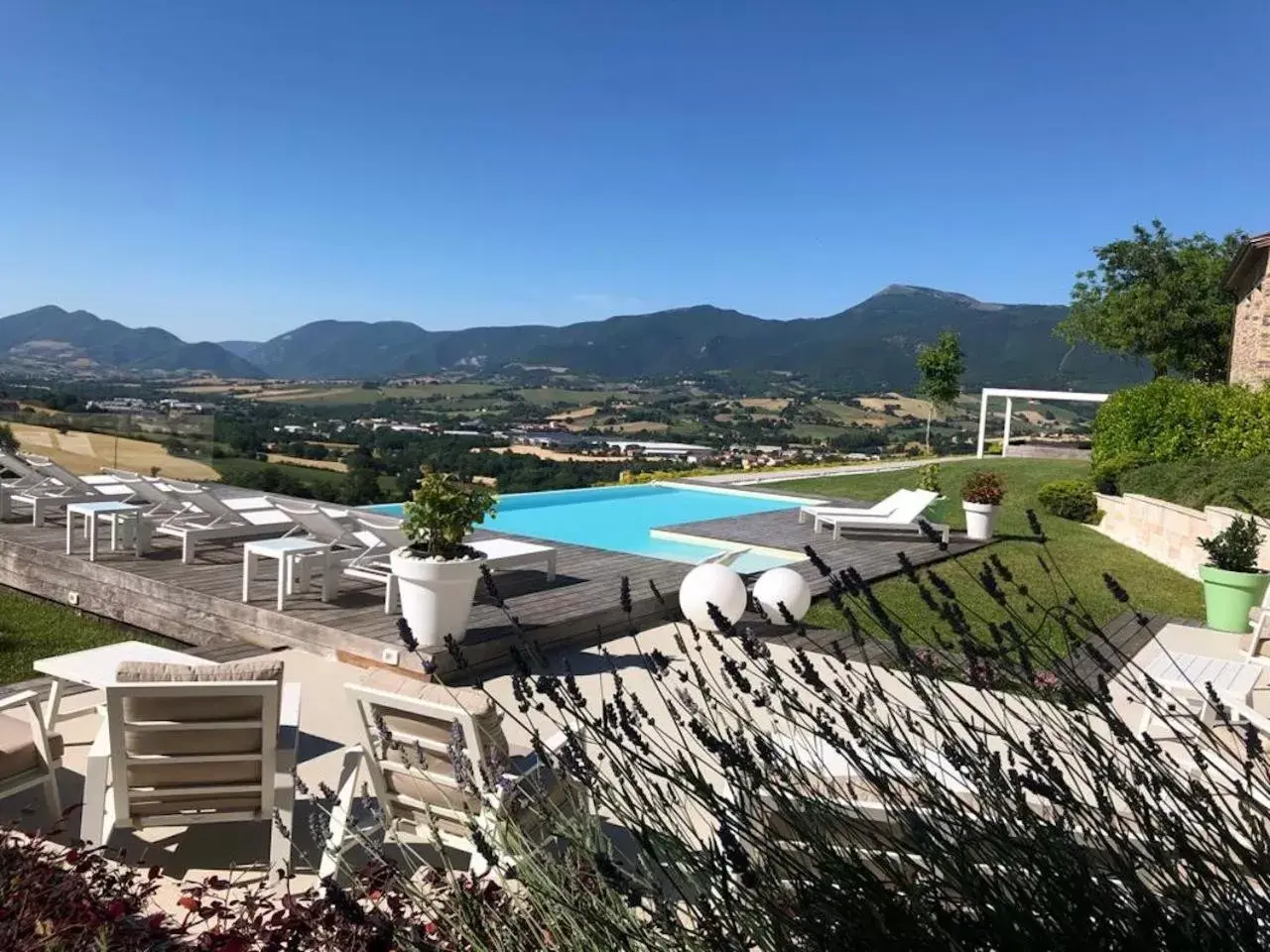 Summer, Pool View in Serre Alte Landscape Luxury Rooms