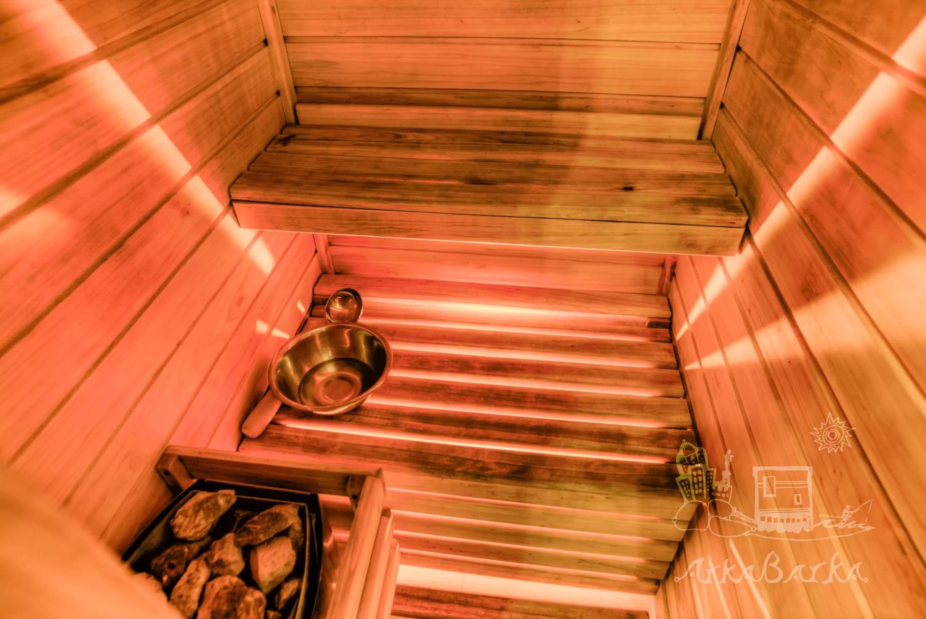 Sauna in ArkaBarka 2- Floating Dream Rooms and Apartments