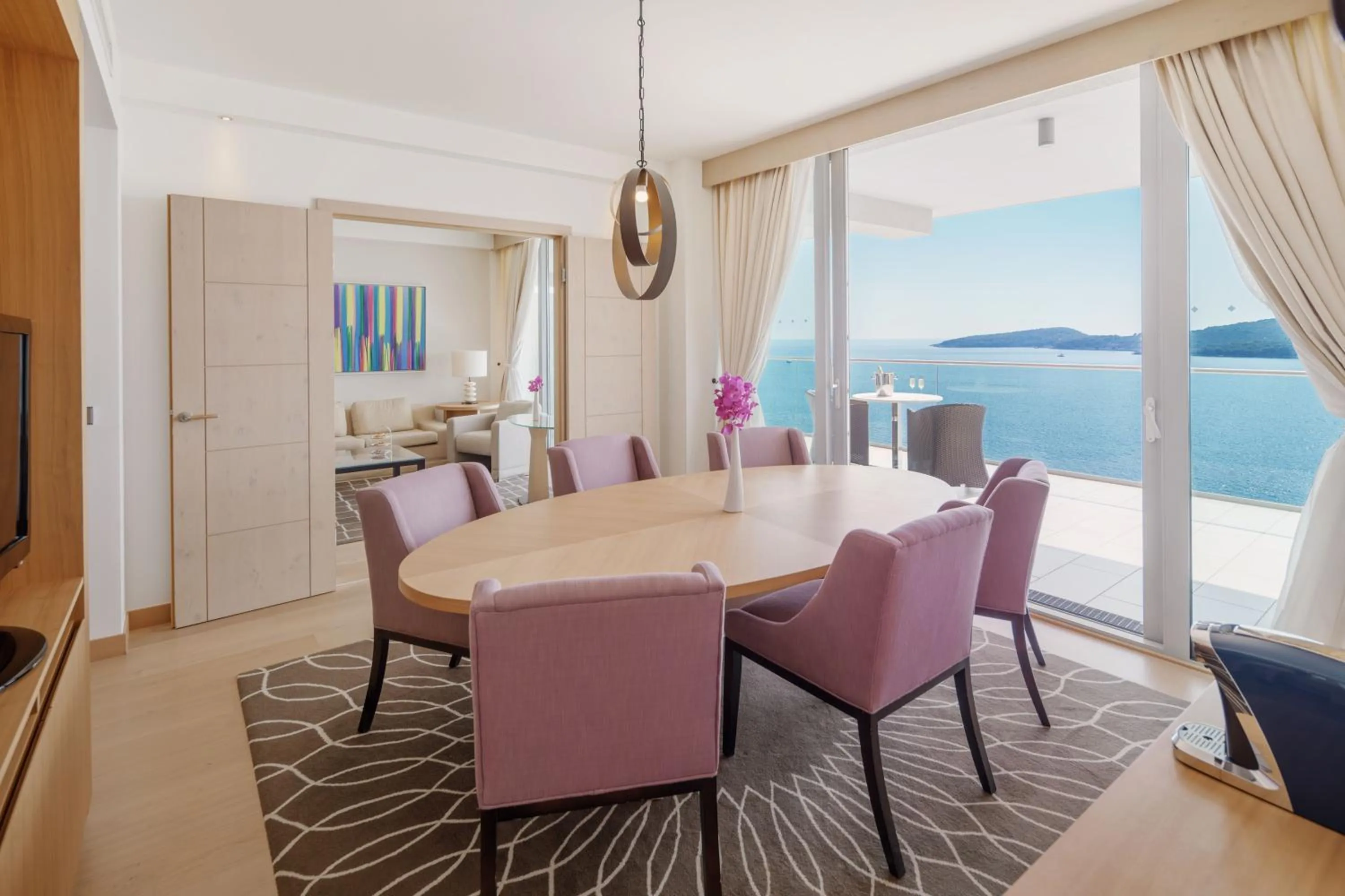 Seating area in Sun Gardens Dubrovnik