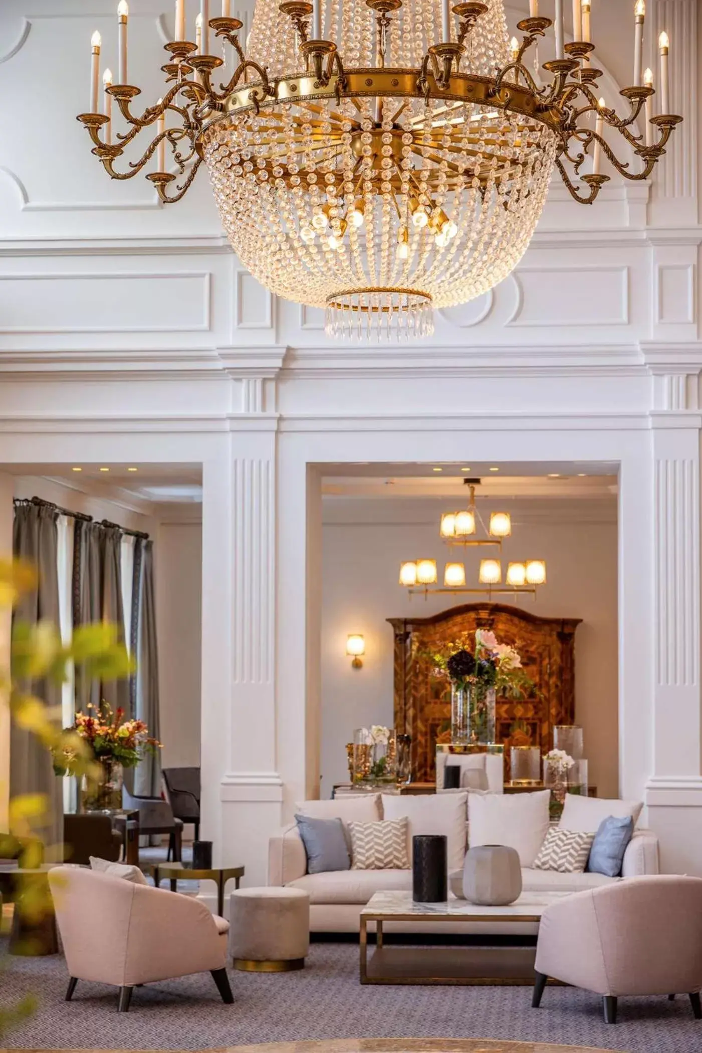 Lobby or reception, Lounge/Bar in Grand Hotel des Bains Kempinski