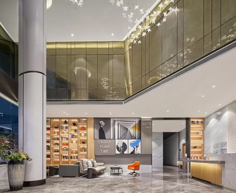 Lobby or reception in Fengyue Light Shang Hotel Guangzhou Baiyun Airport Store