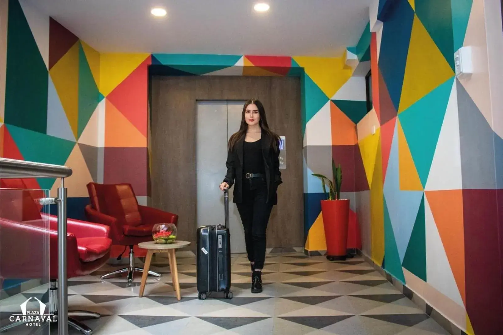 Lobby or reception in Hotel Plaza Carnaval Lobby or reception in Hotel Plaza Carnaval