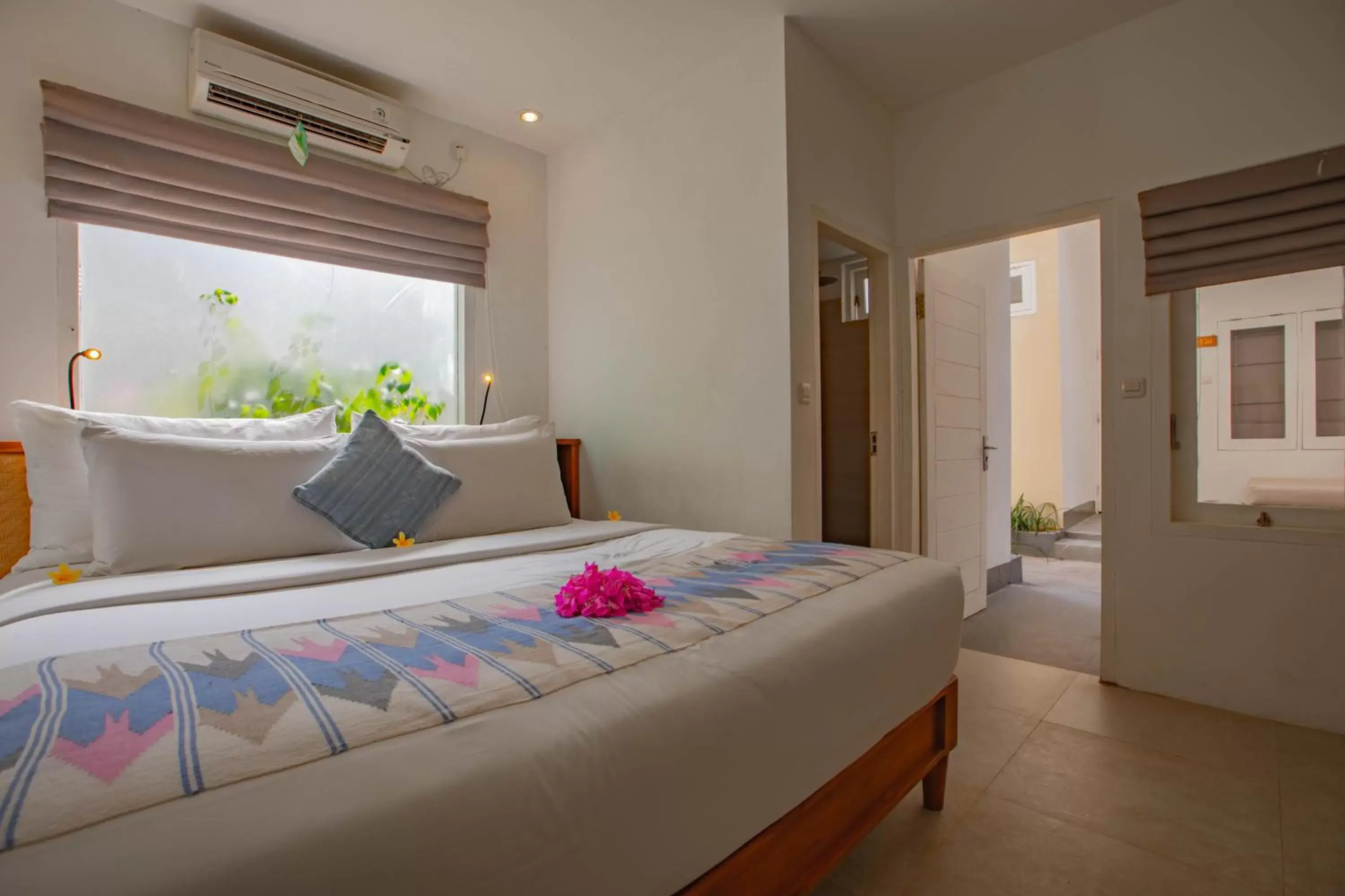 Photo of the whole room, Bed in Gili Sands Hotel & Bar