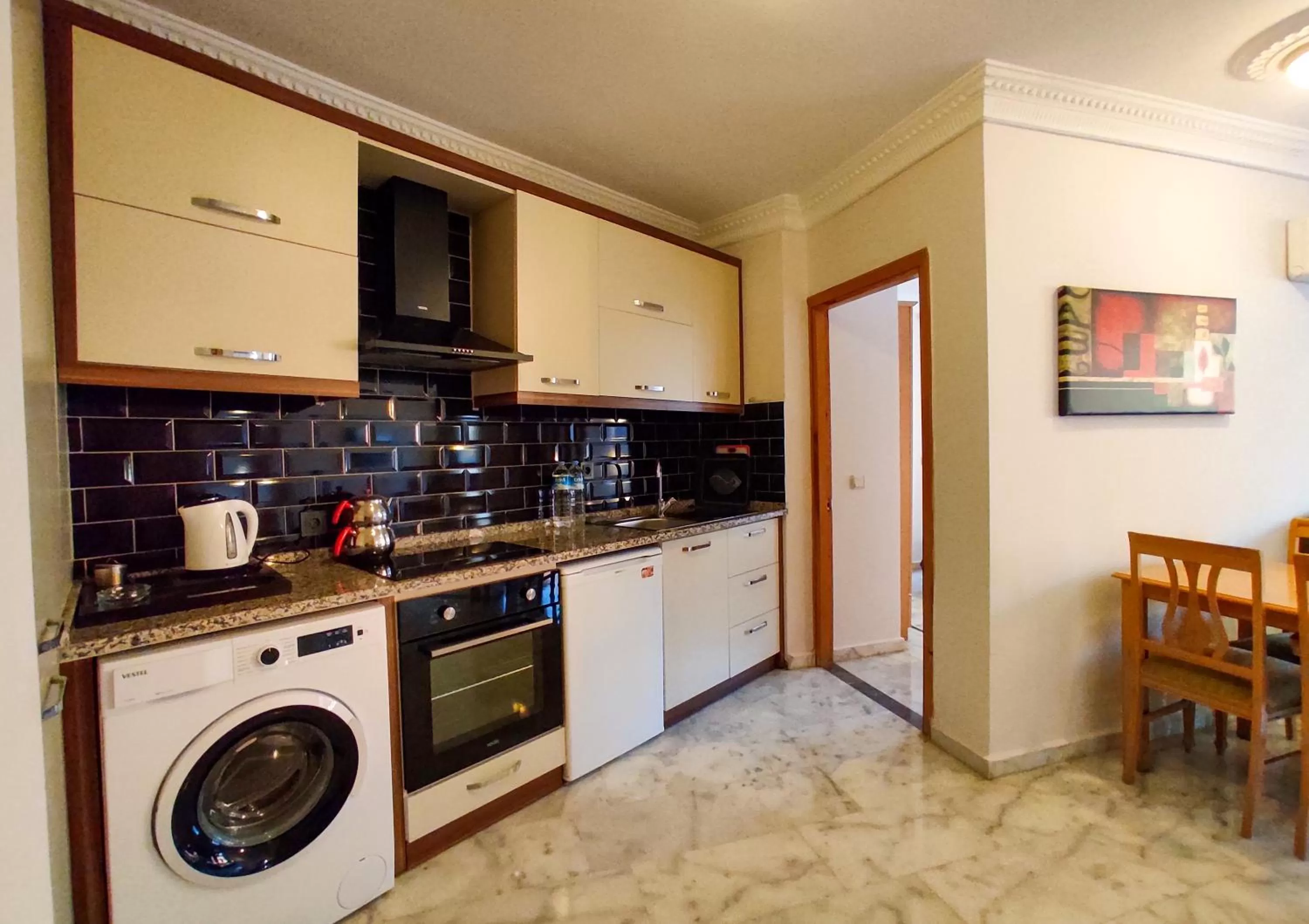 Kitchen or kitchenette, Kitchen/Kitchenette in Paradiso Günlük Kiralık Daireler Only Room