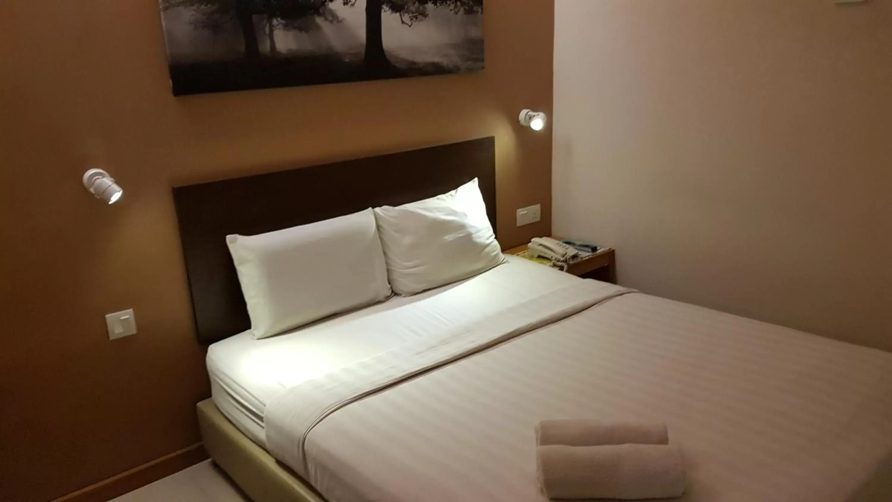 Bed in Hotel Asia