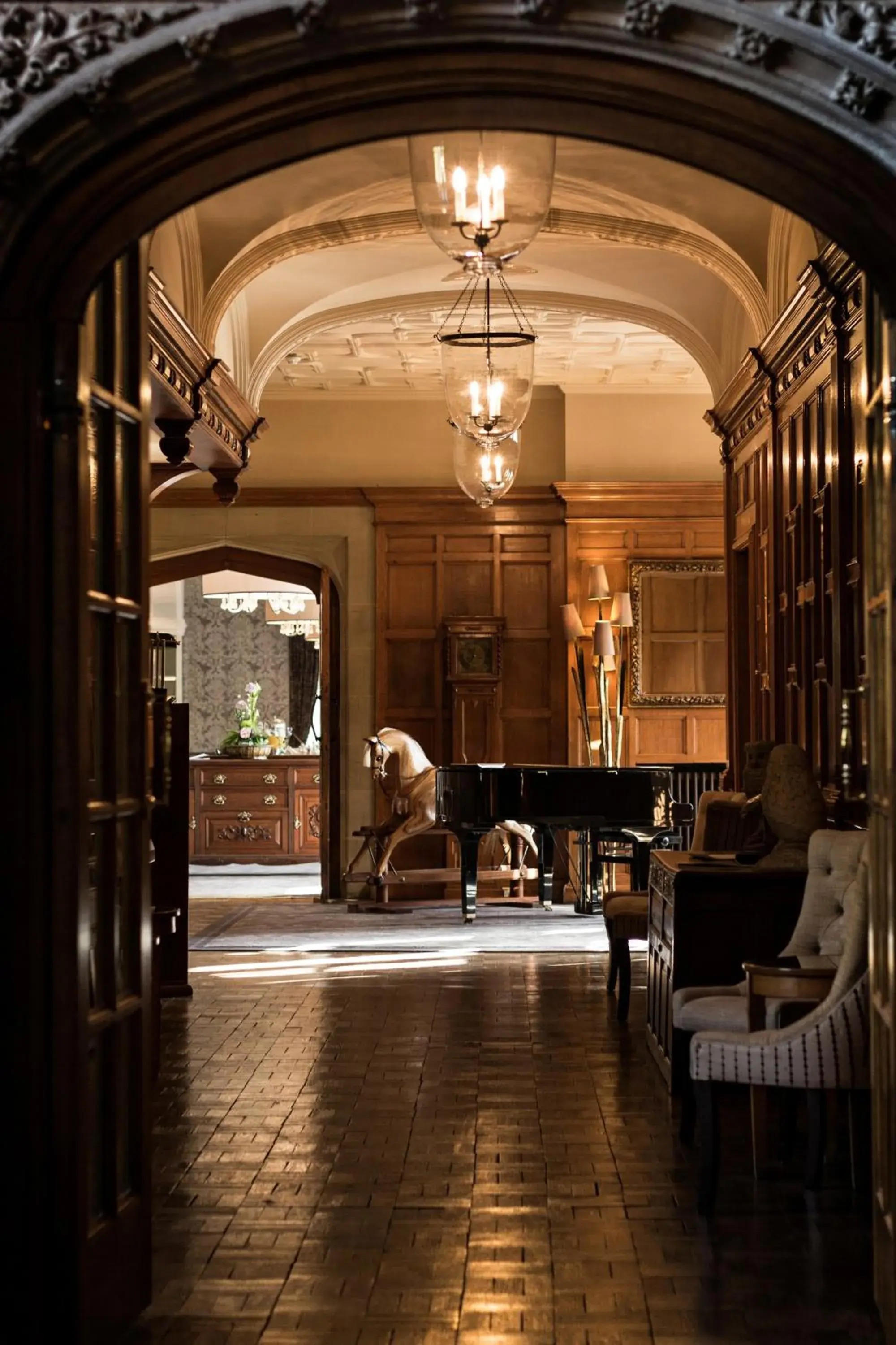 Lobby or reception in Bovey Castle