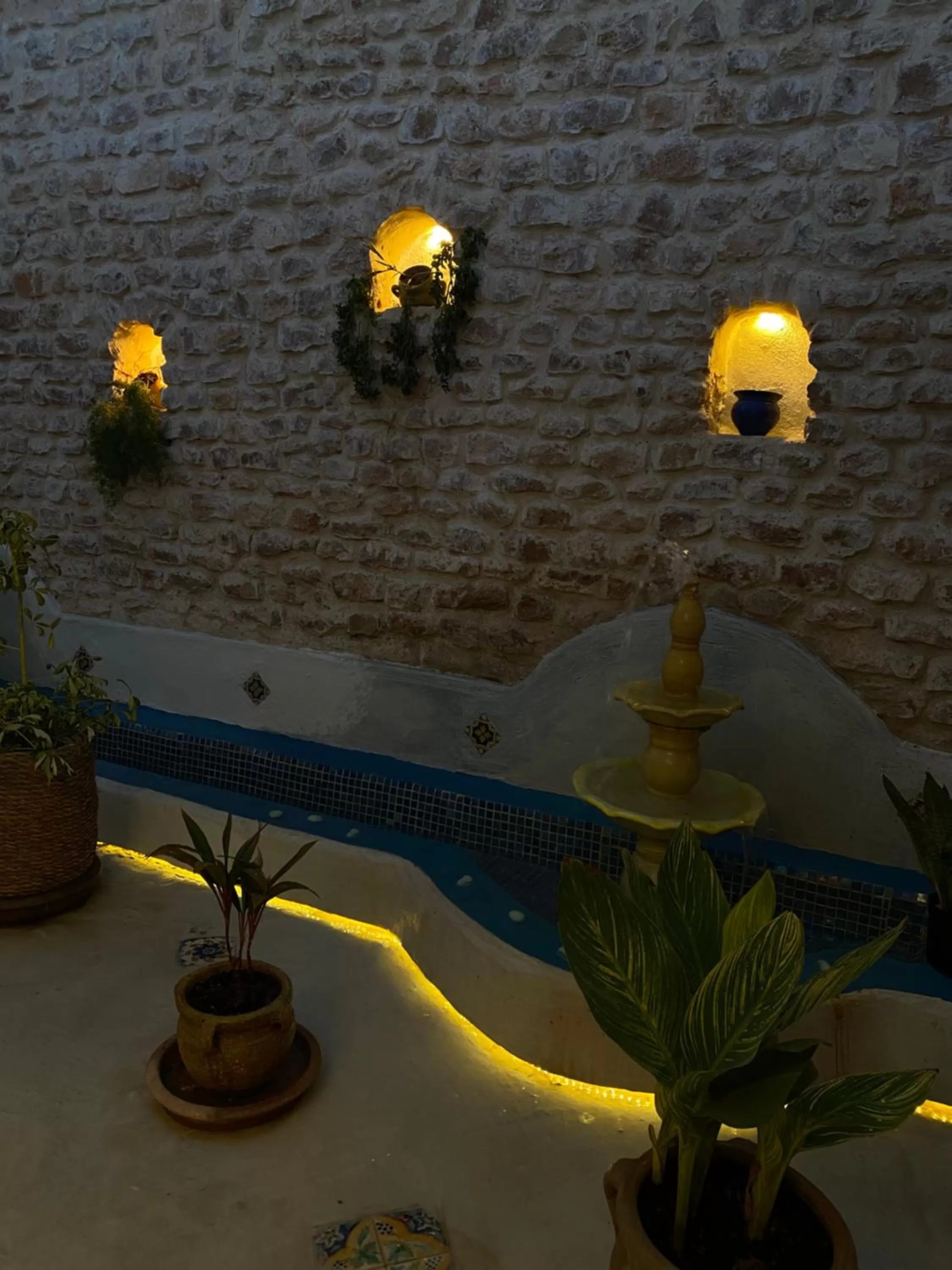 Night, Swimming Pool in Djerba Authentique