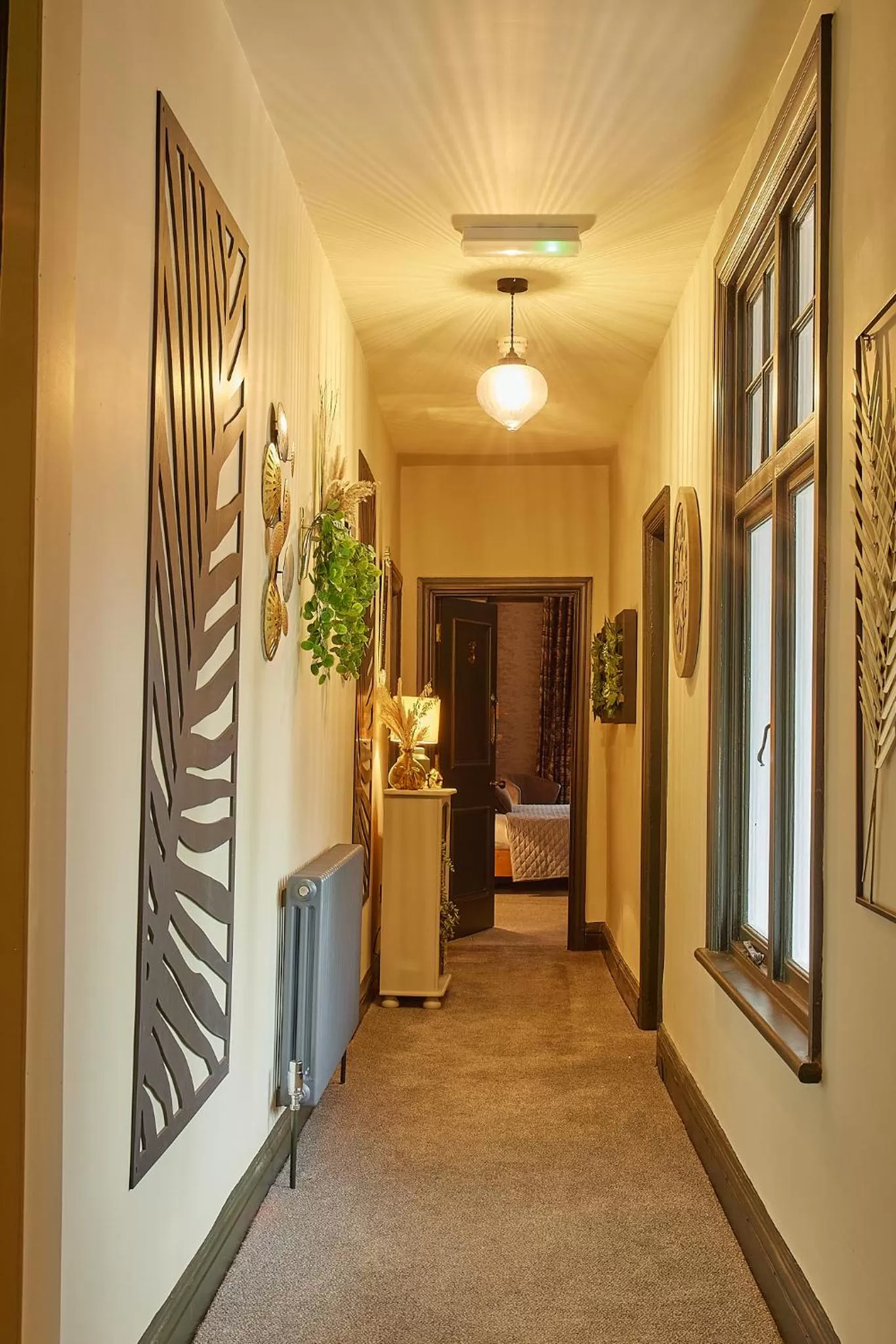 Decorative detail, Bed in The Ribchester Arms