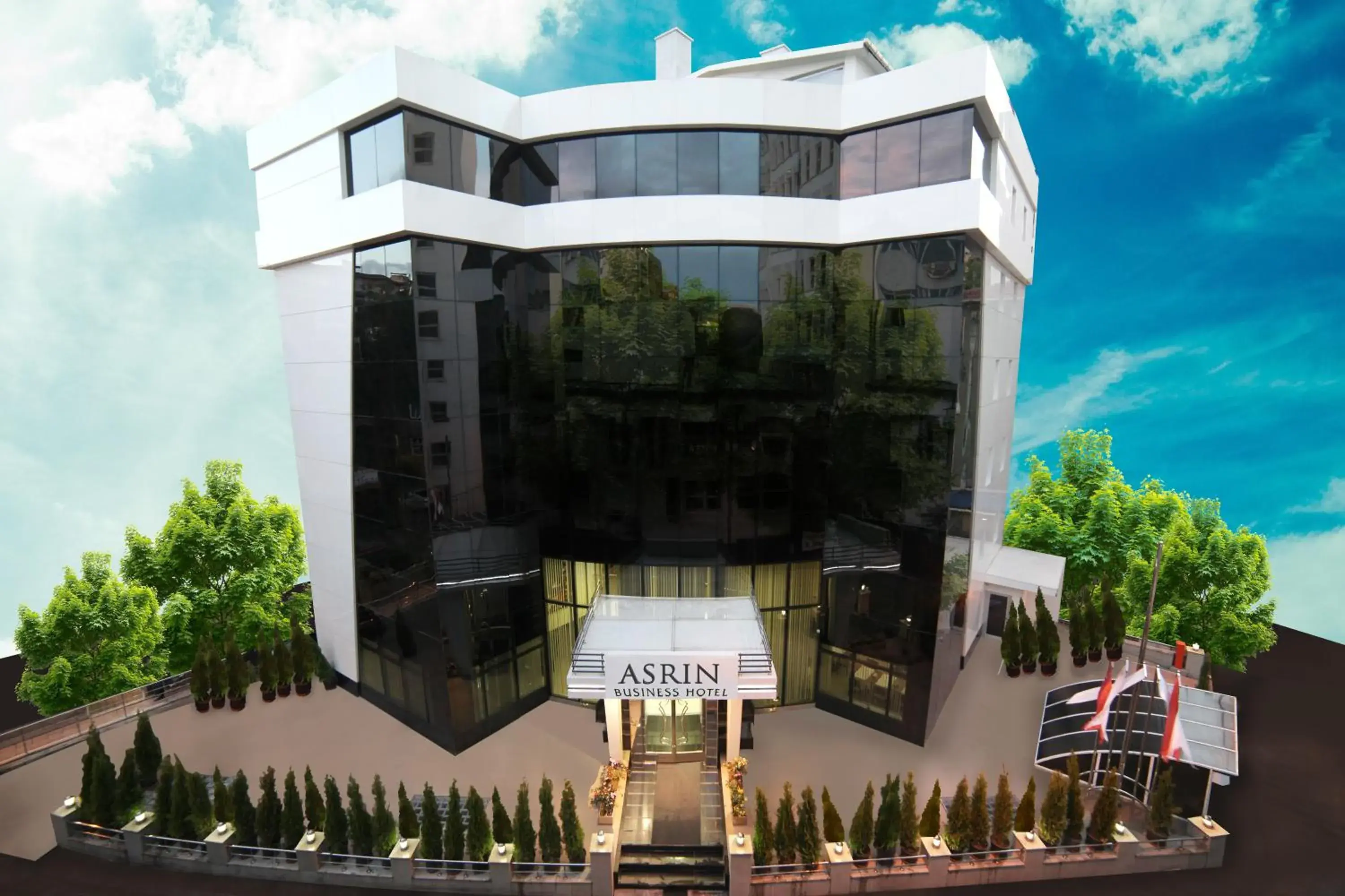 Facade/entrance, Property Building in Asrin Business Hotel K?z?lay