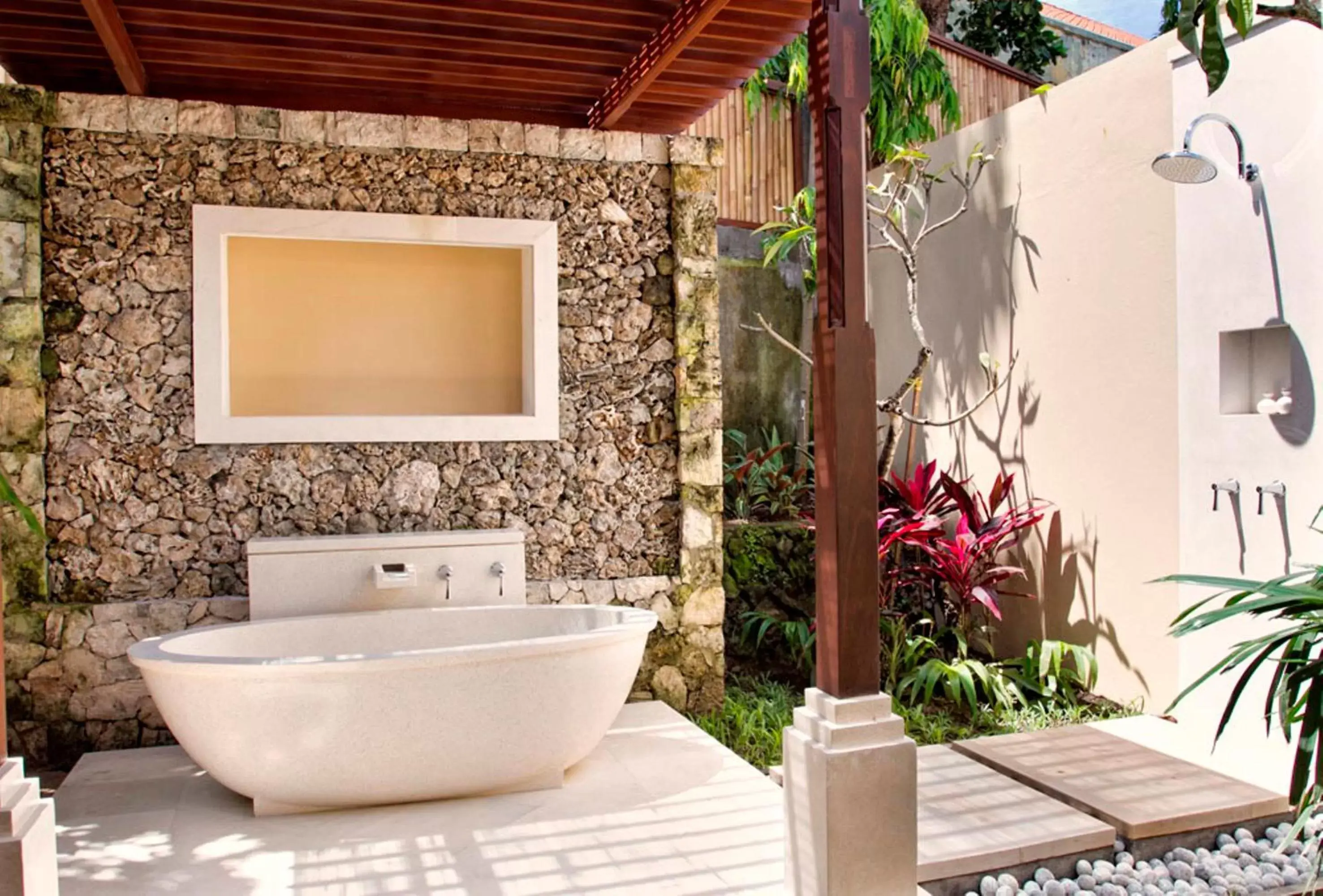 Bathroom in Tandjung Sari Hotel