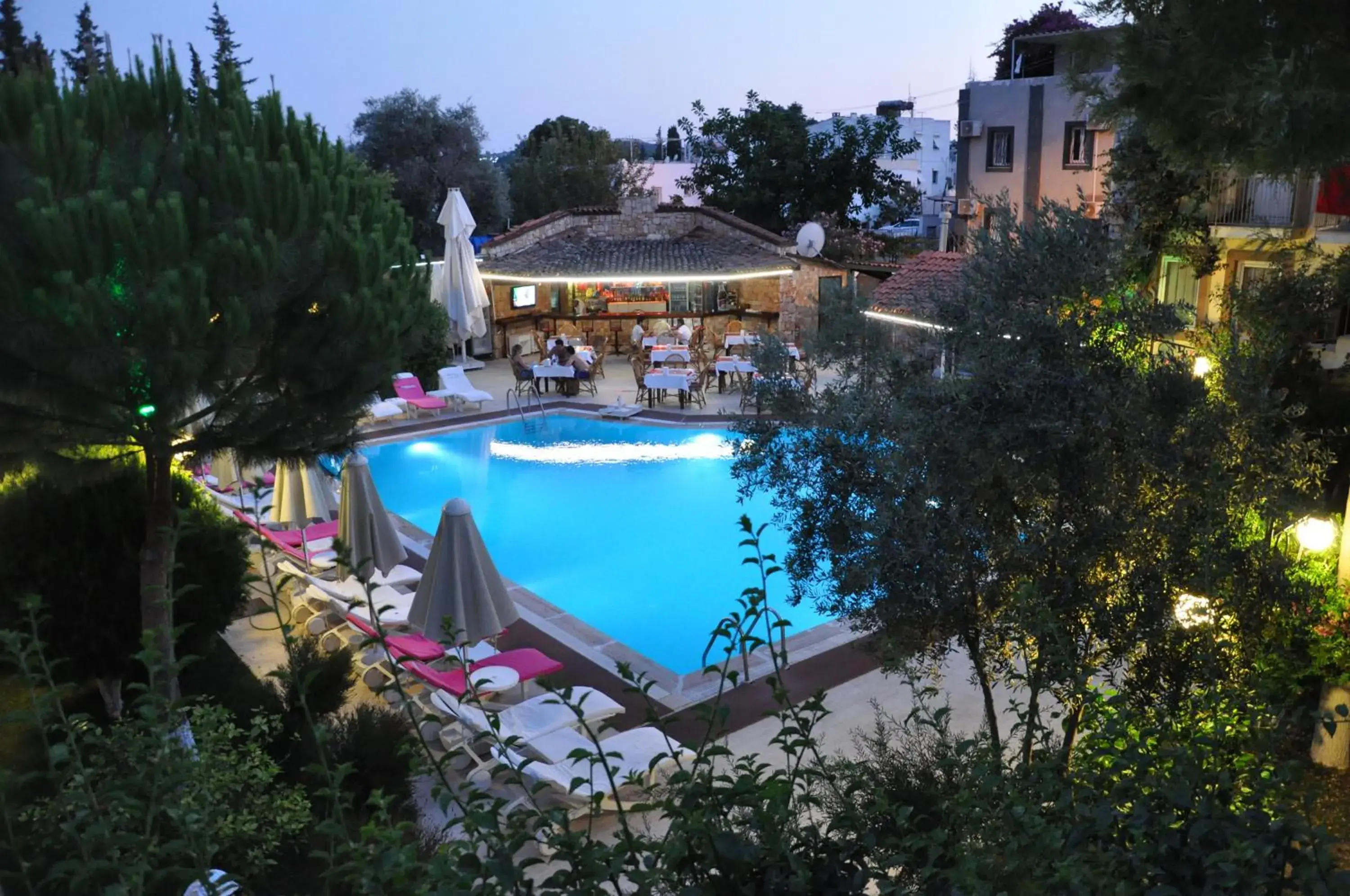 Night, Pool View in Moonshine Hotel & Suites