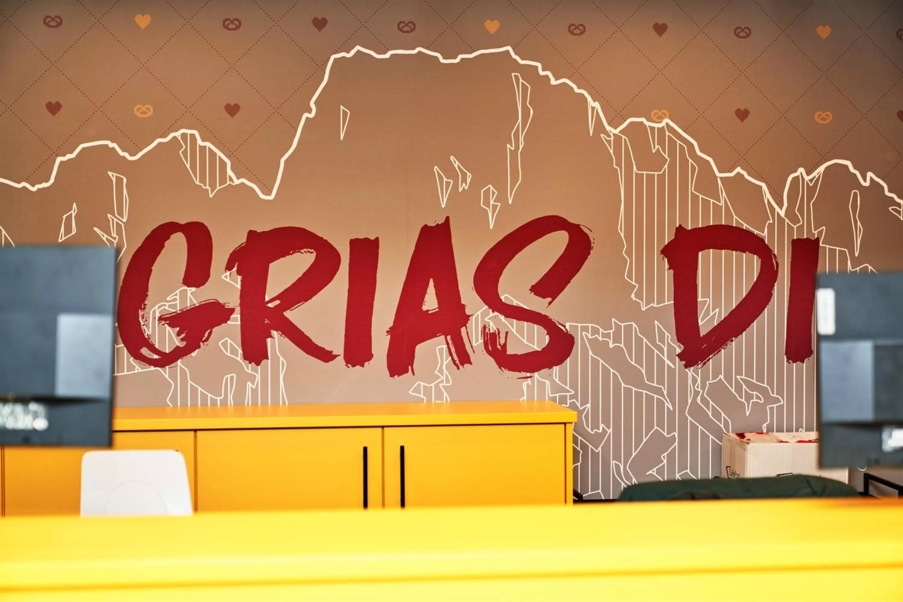 Lobby or reception in McDreams Hotel München-Nord