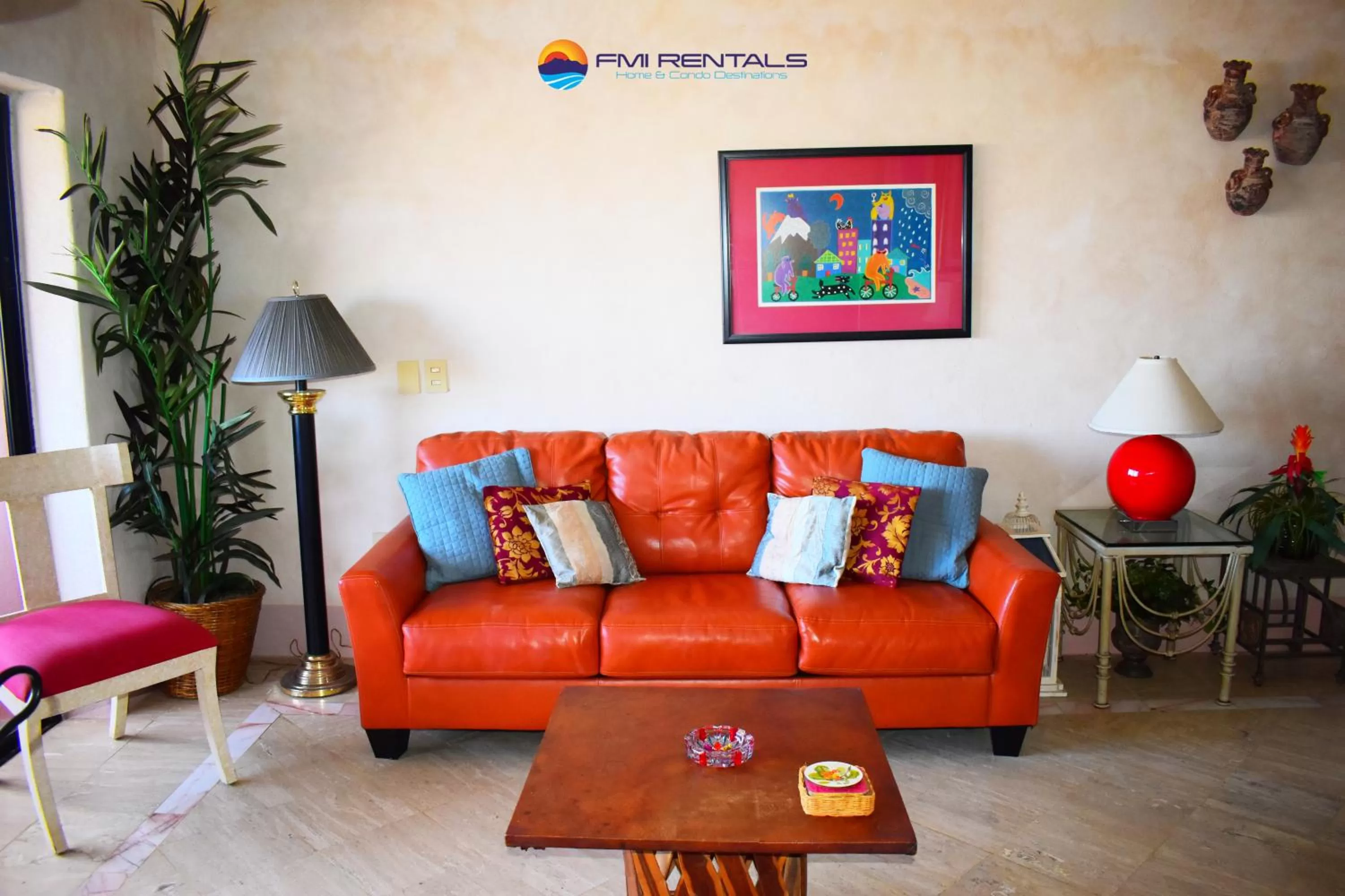 Living room in Marina Pinacate A-512