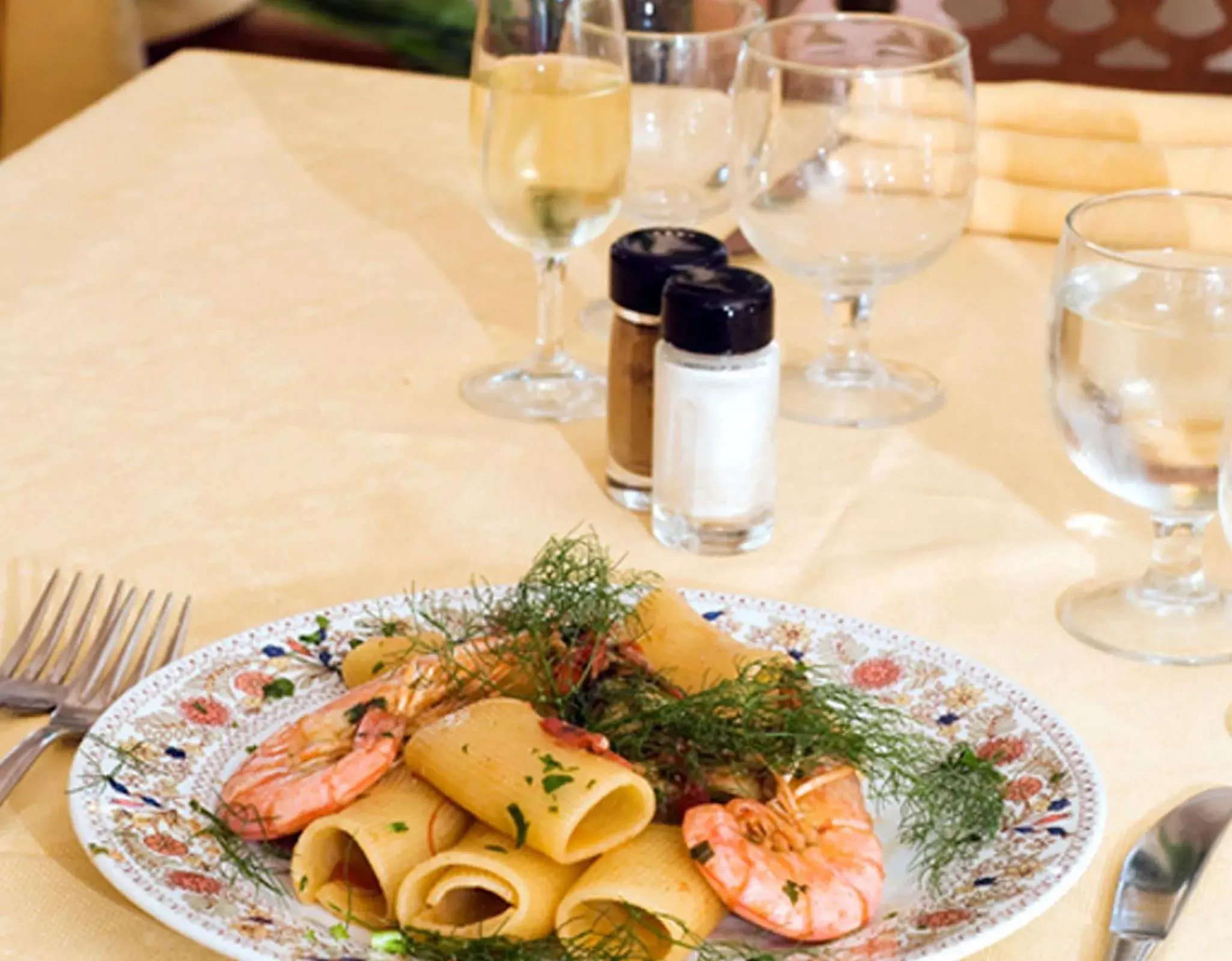 Food close-up in Family Spa Hotel Le Canne