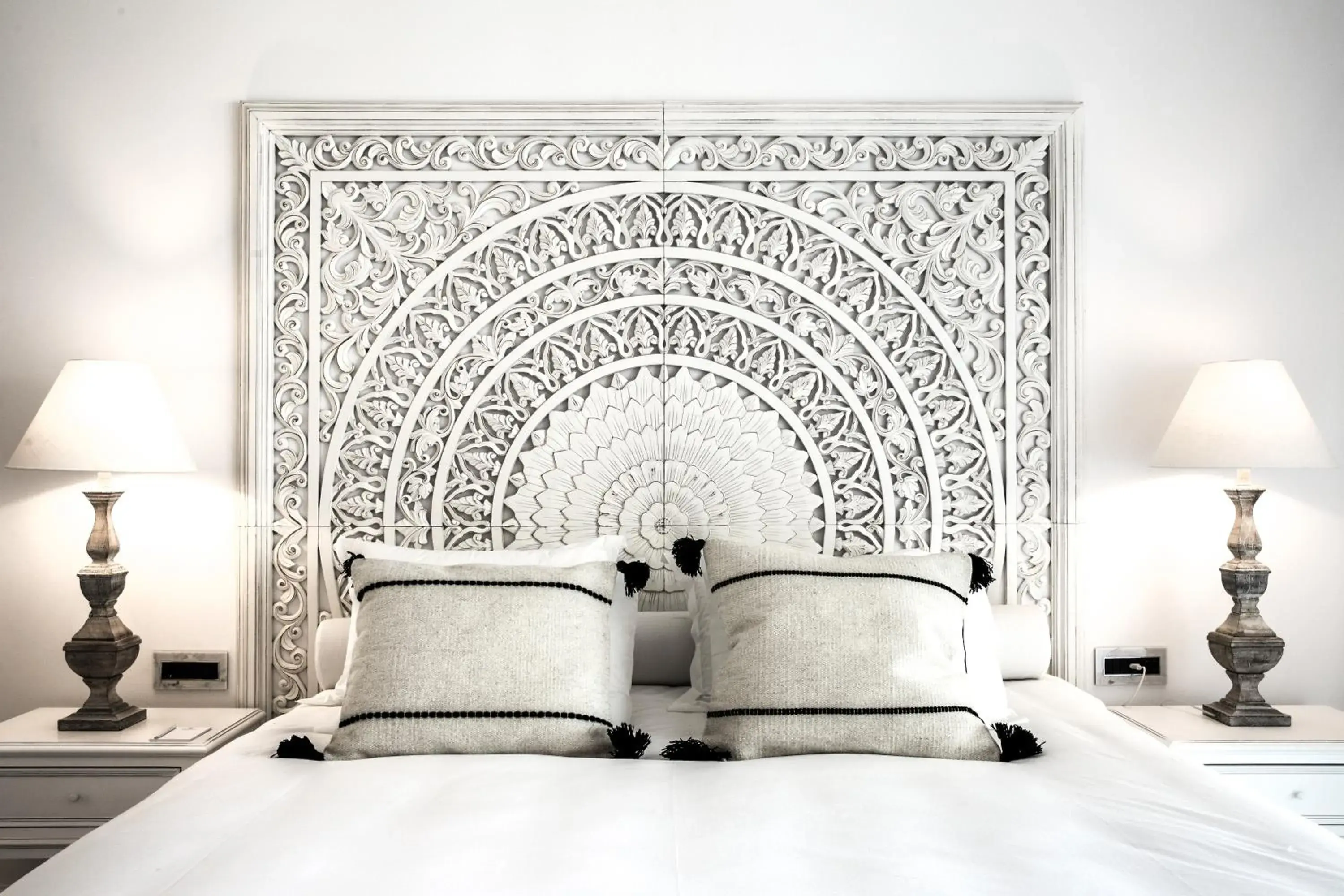 Decorative detail, Bed in Abaton Island Resort & Spa