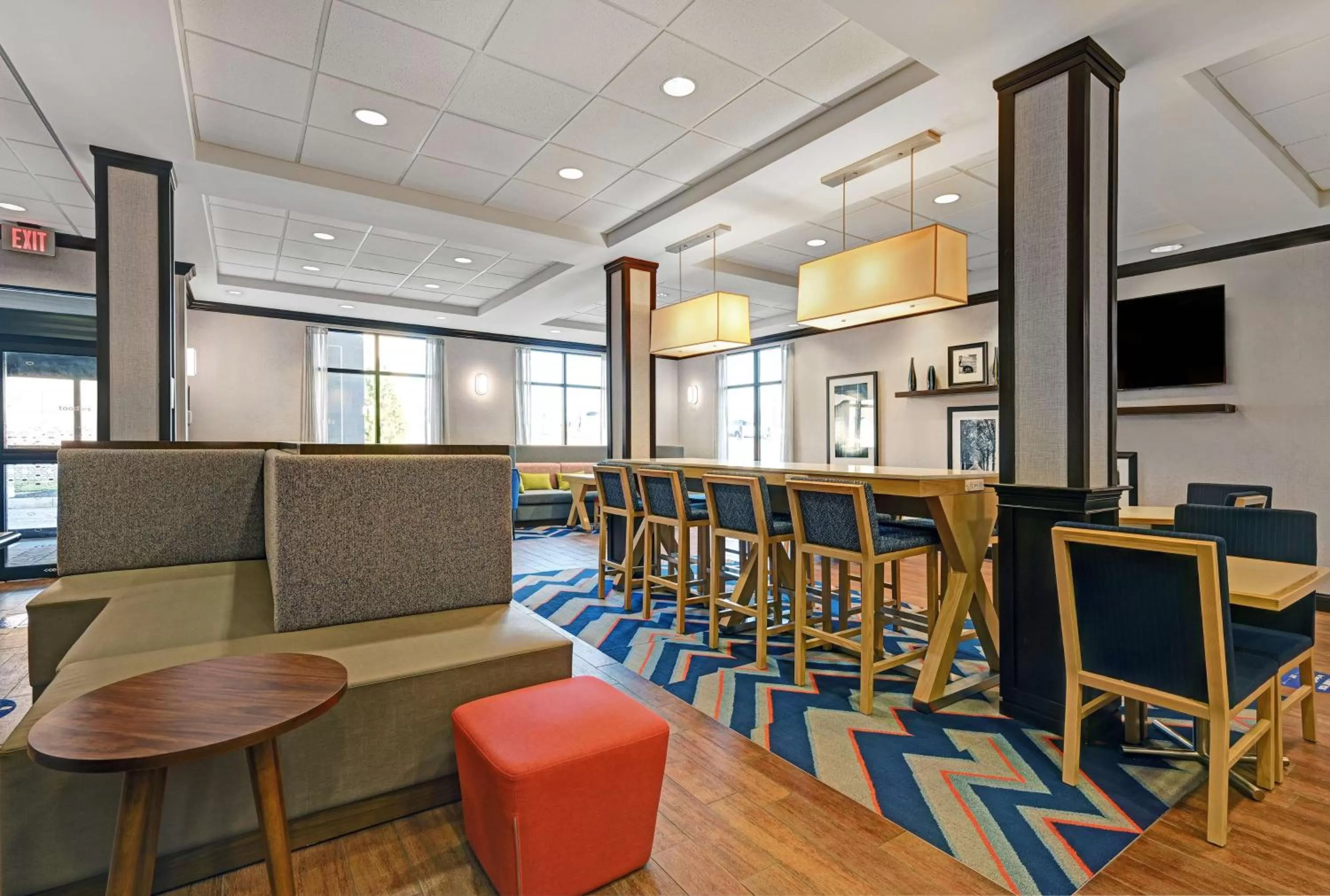 Lobby or reception in Hampton Inn Farmington