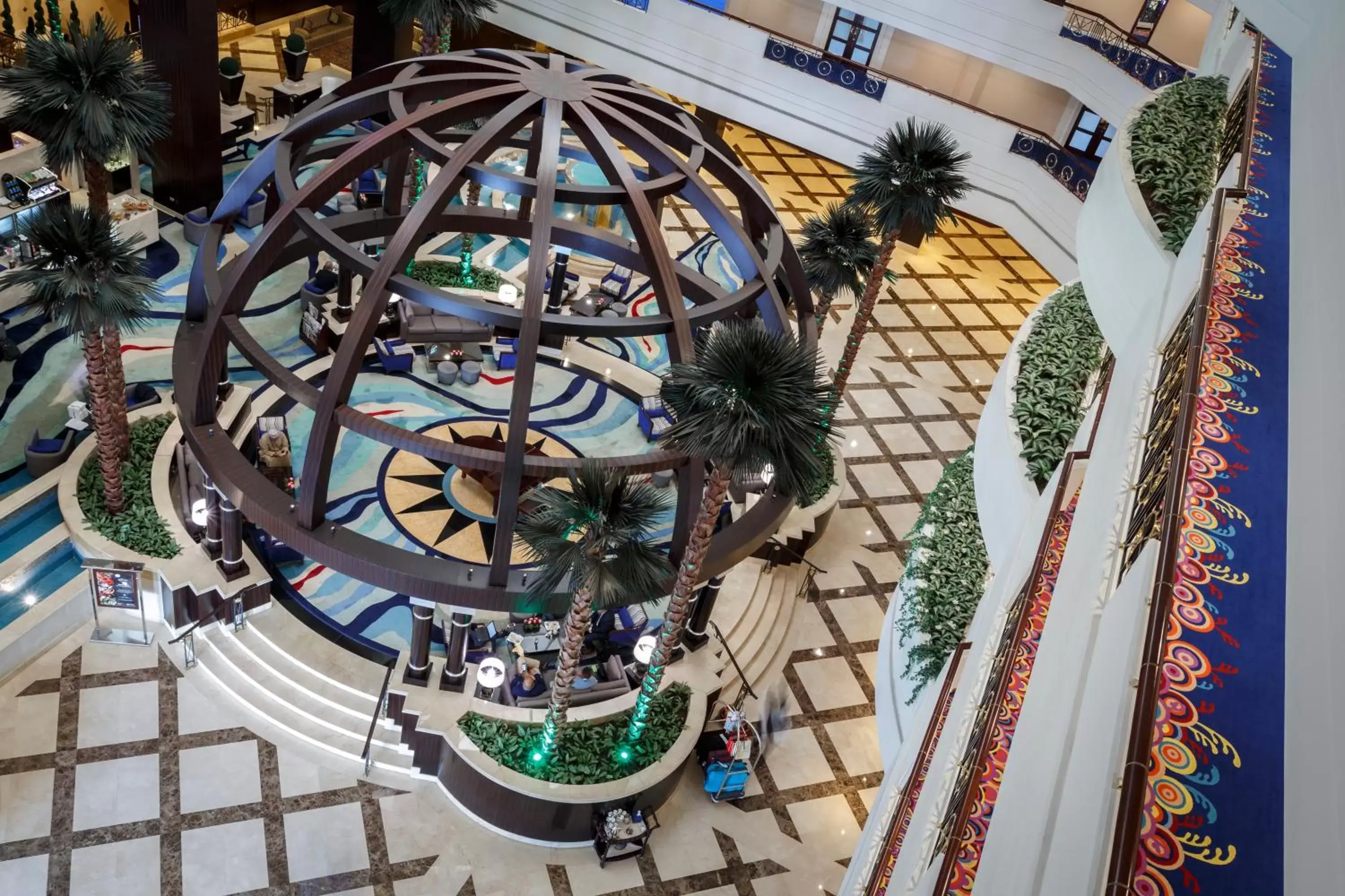Lobby or reception in Mövenpick Grand Al Bustan Lobby or reception in Mövenpick Grand Al Bustan