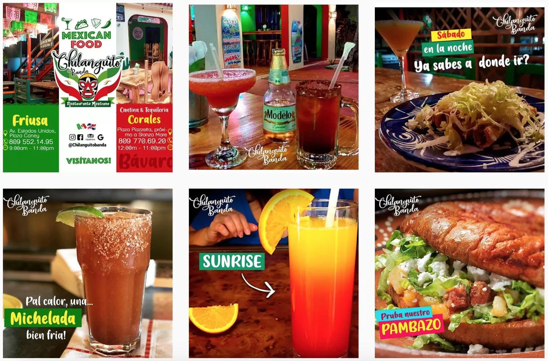 Restaurant/places to eat in Tropical Villas at Los Corales Beach - Caribbean Rentals FZCO