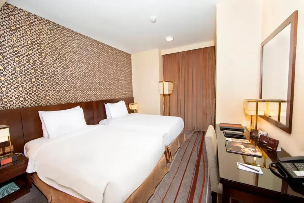 Bed in Dallah Taibah Hotel Bed in Dallah Taibah Hotel