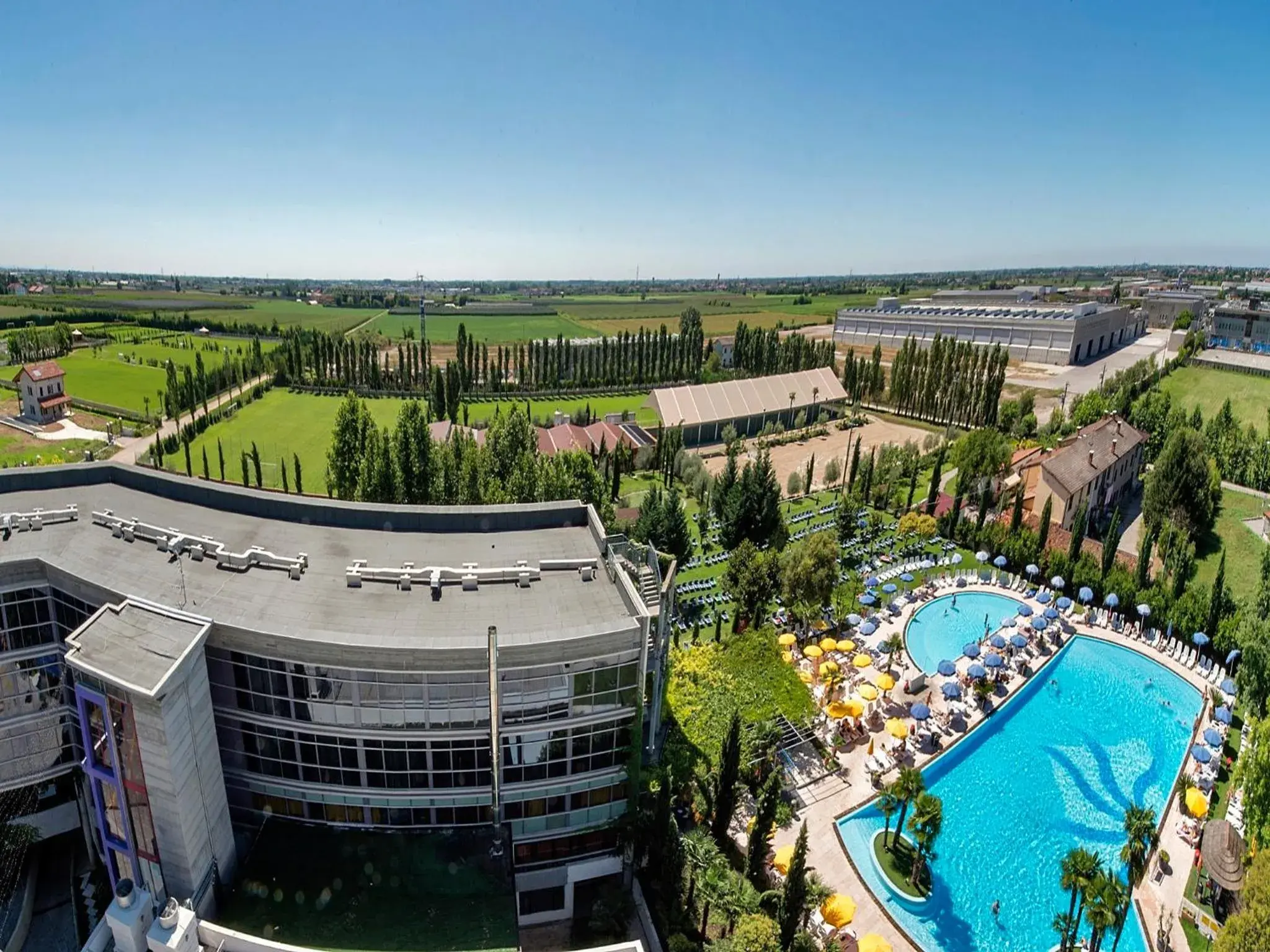 Bird's eye view, Bird's-eye View in Hotel Antares Sport Beauty & Wellness