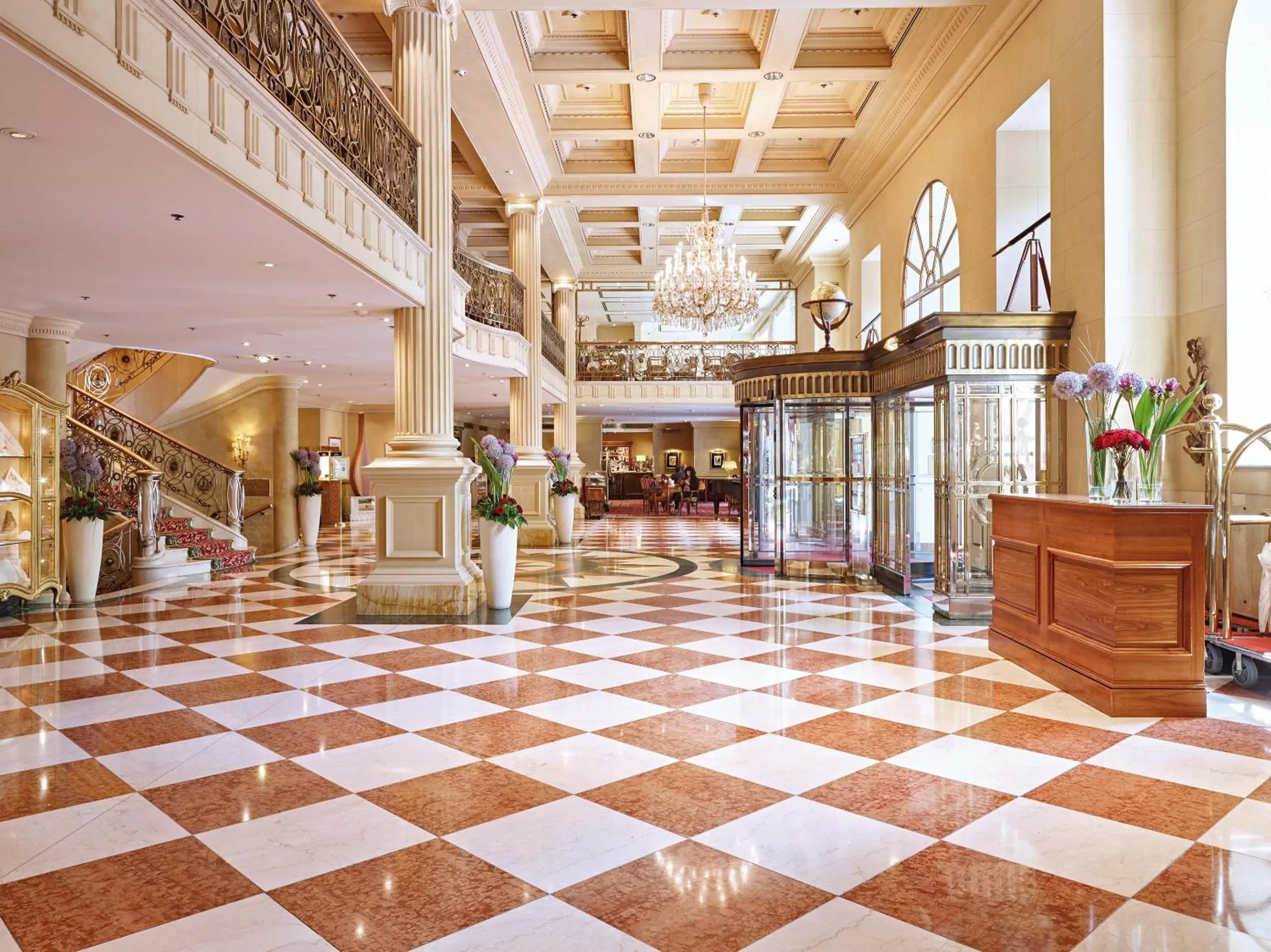 Lobby or reception in Grand Hotel Wien