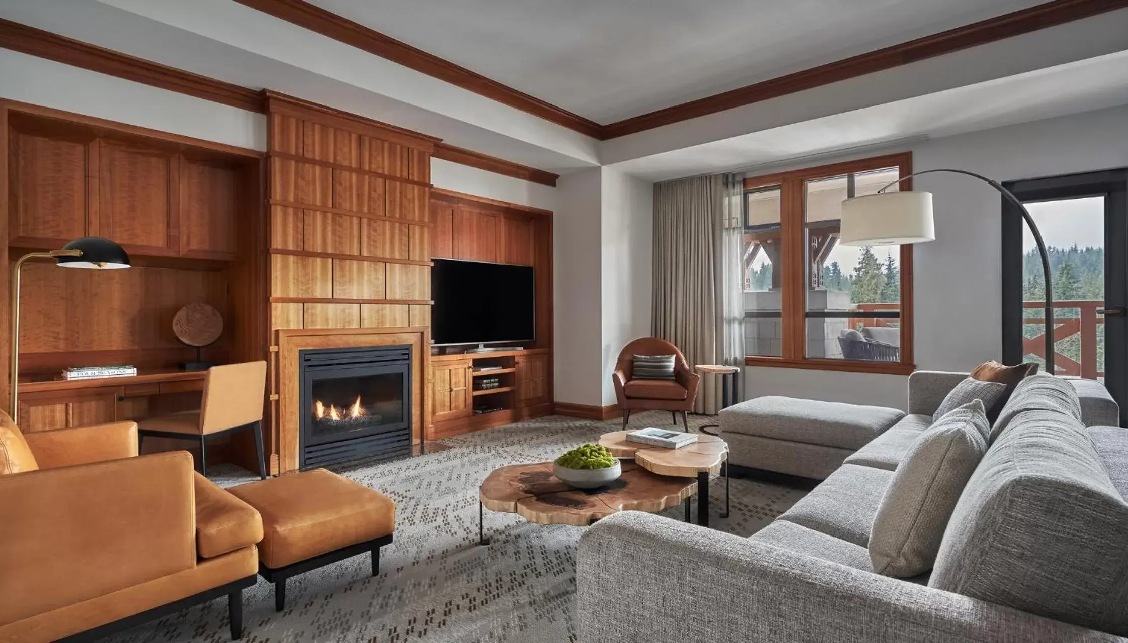 Living room, Seating Area in Four Seasons Resort Whistler