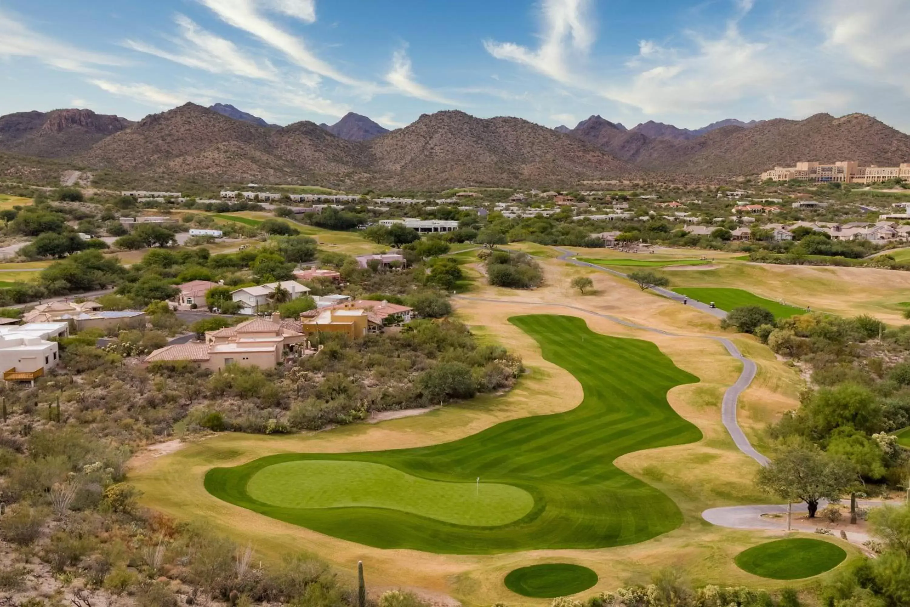 Golfcourse, Bird's-eye View in JW Marriott Tucson Starr Pass Resort