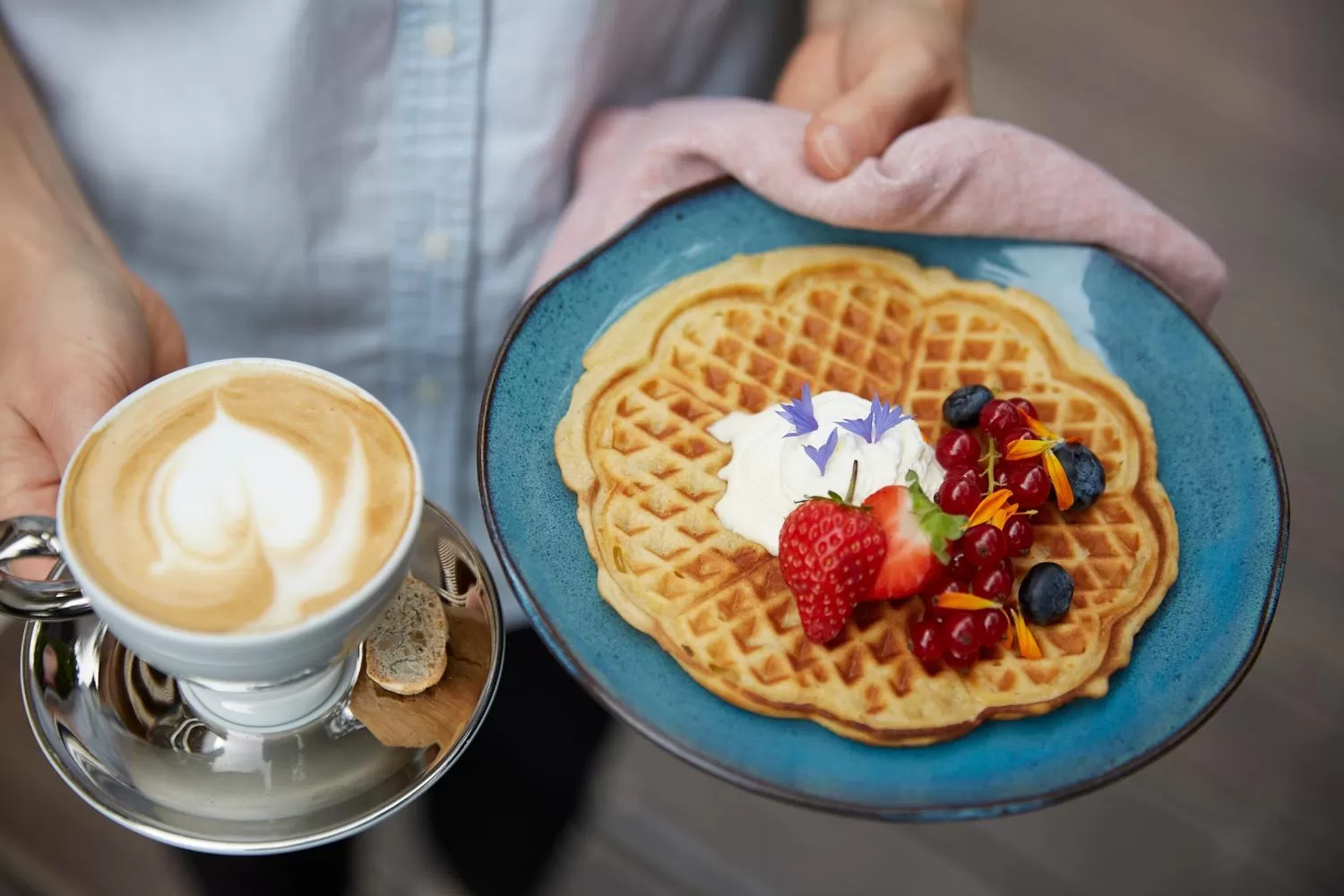 Food close-up in Small Luxury Hotel of the World - DasPosthotel