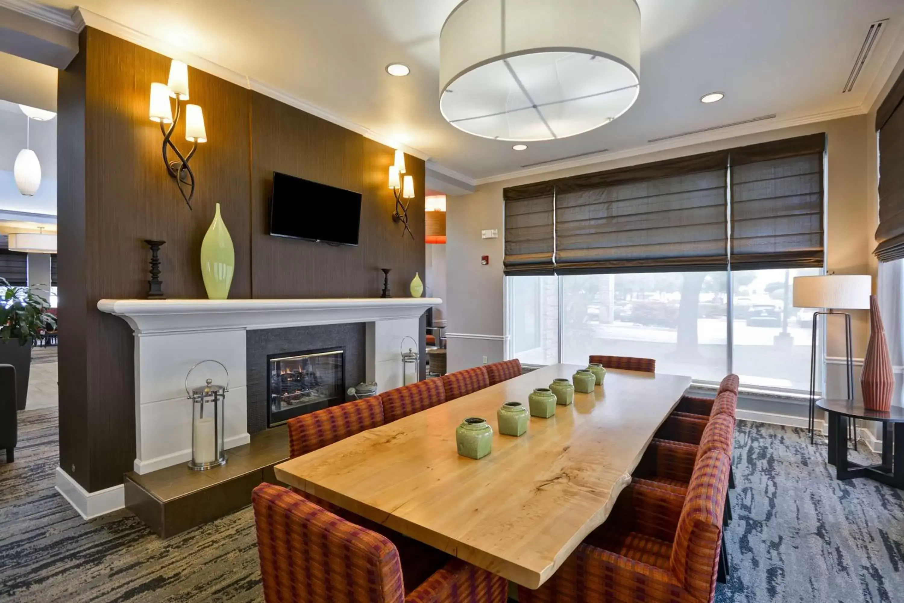 Lobby or reception, Dining Area in Hilton Garden Inn Austin Round Rock
