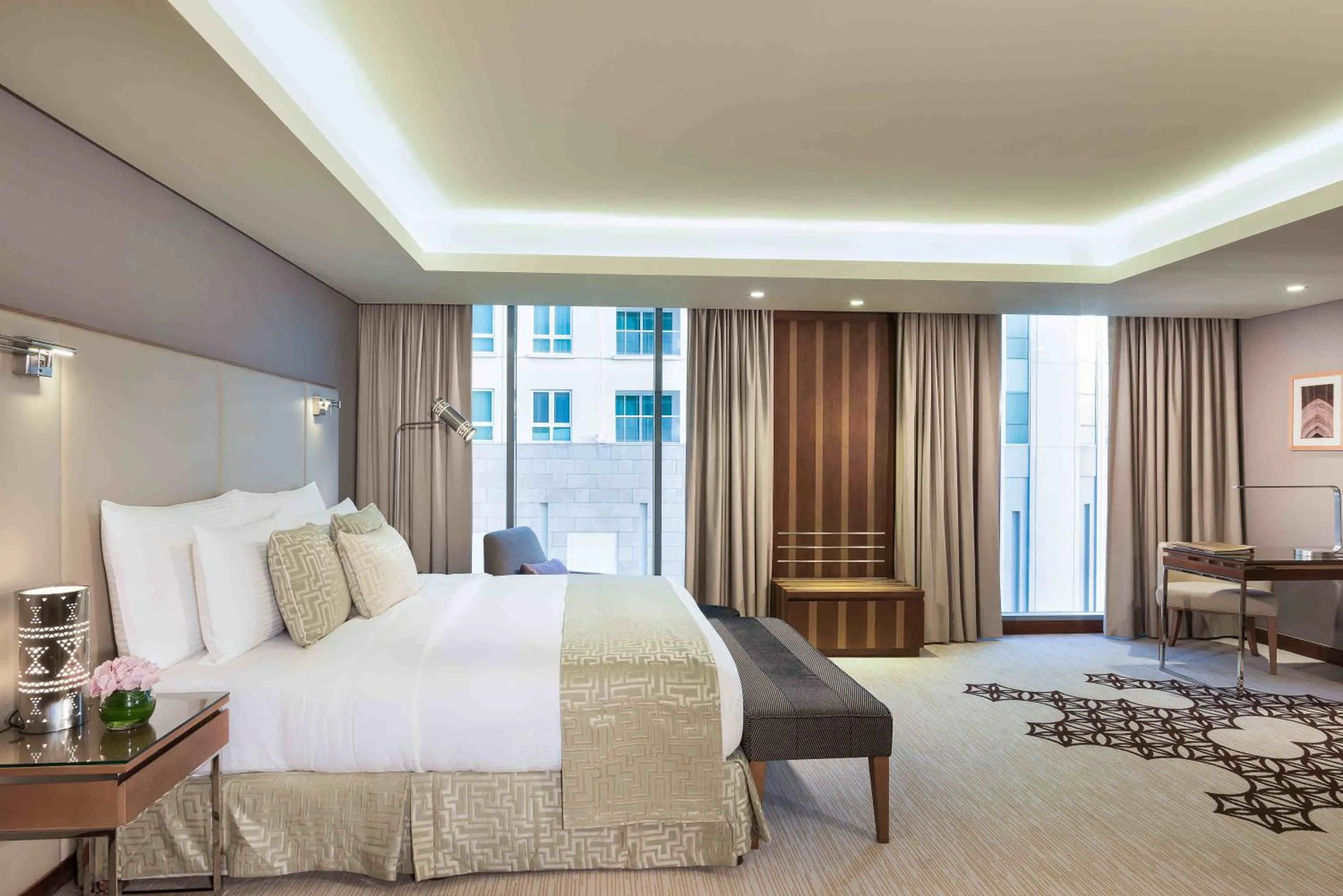 Bed in Grand Millennium Muscat