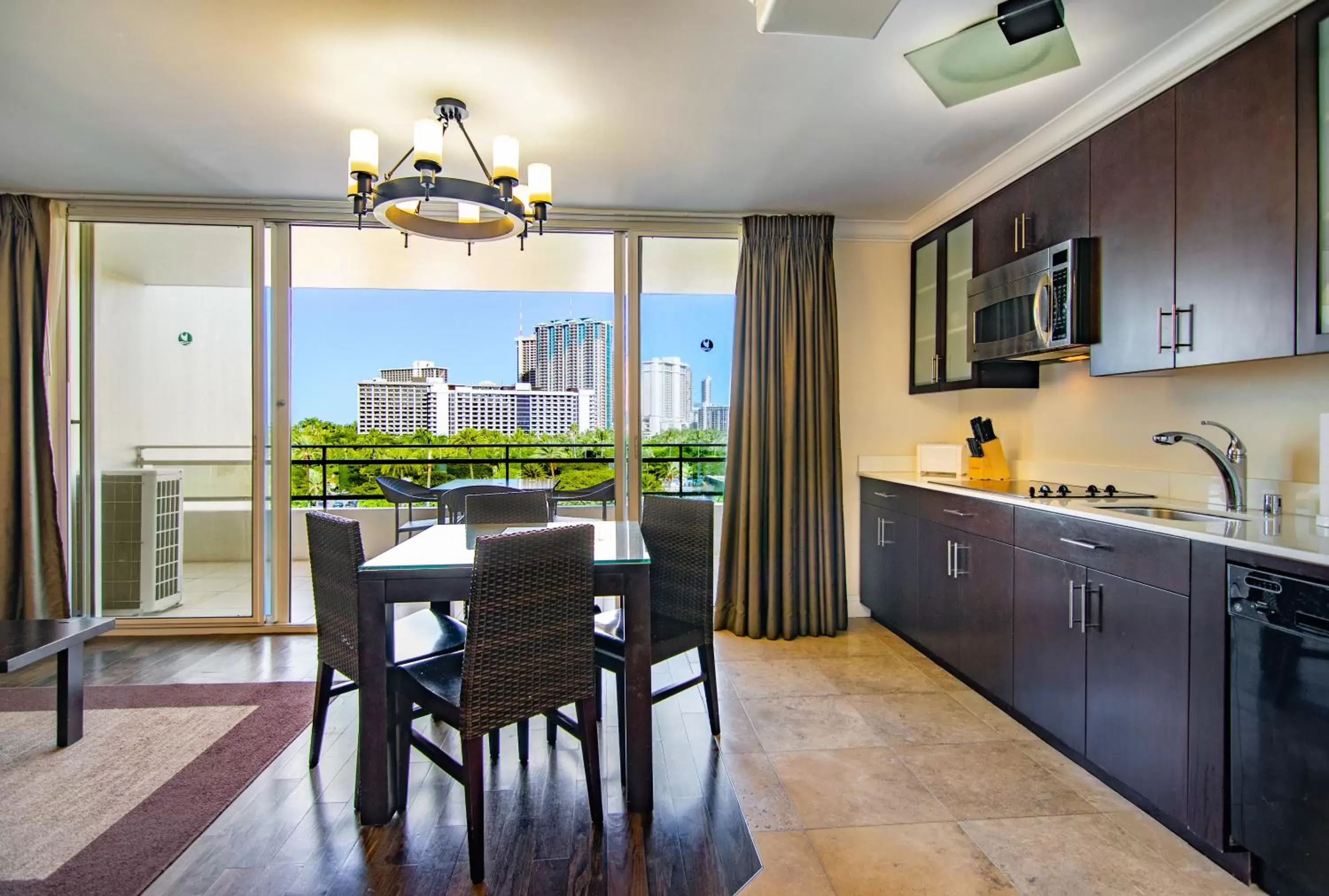 Kitchen or kitchenette in Regency on Beachwalk Waikiki by OUTRIGGER