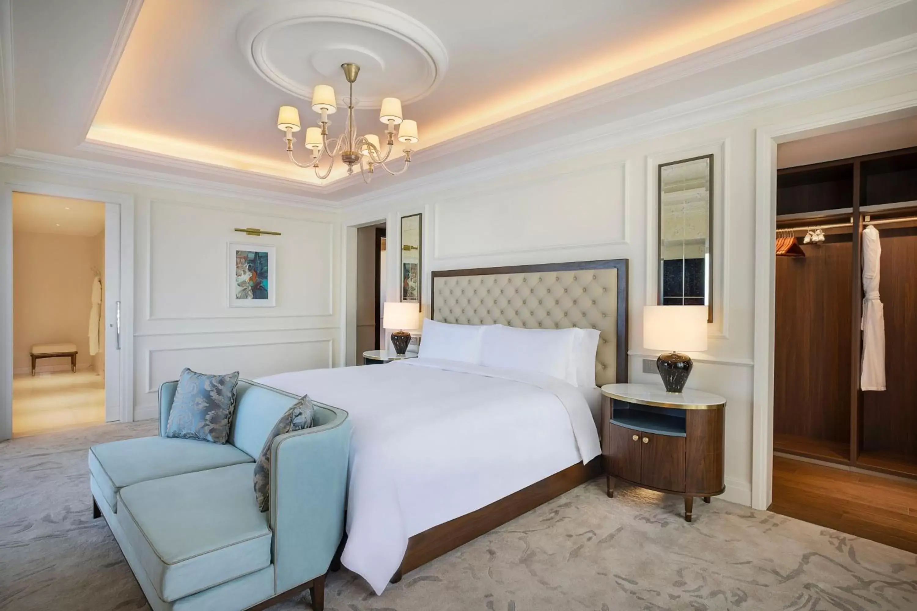 Photo of the whole room, Bed in The Ritz-Carlton, Amman