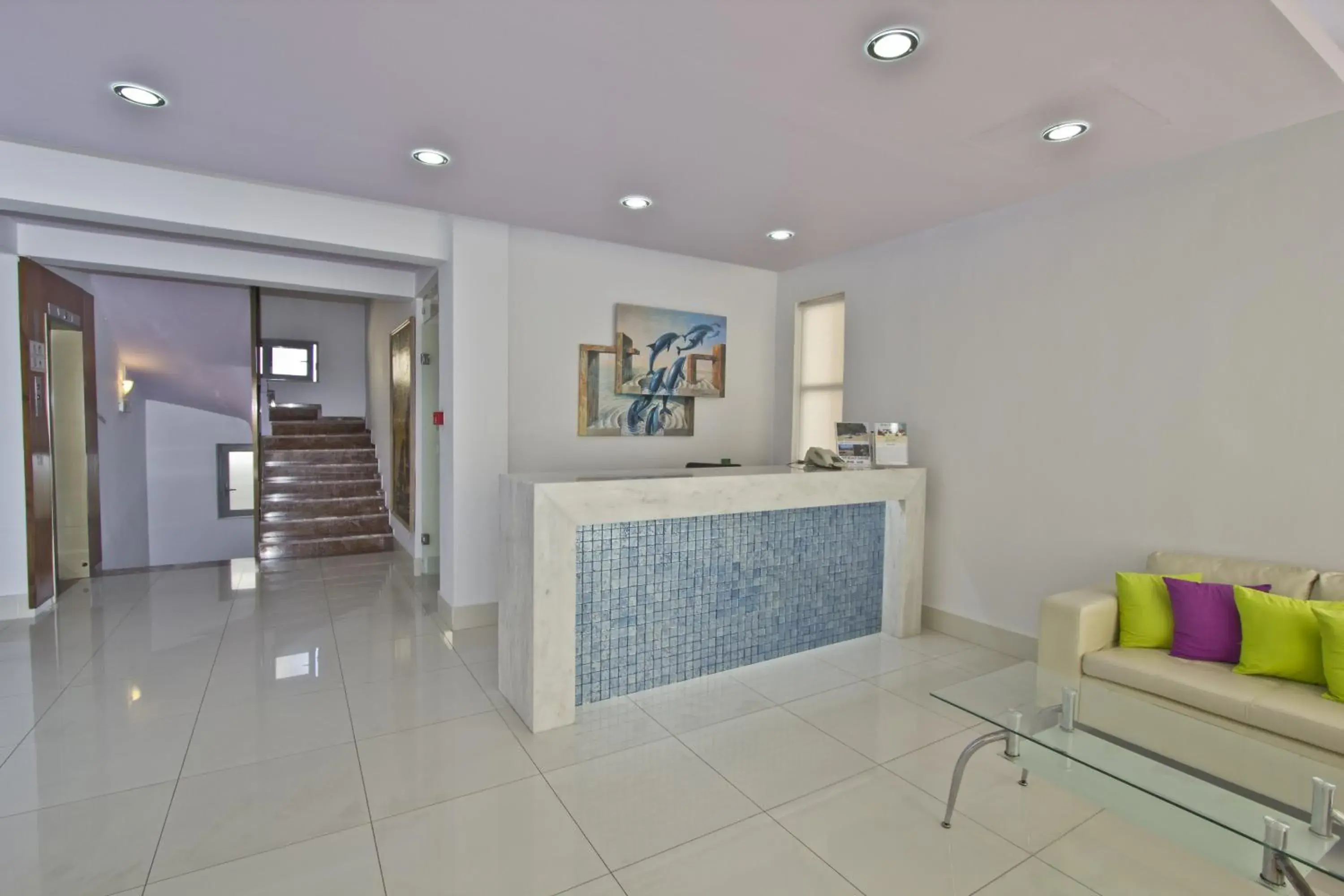 Lobby or reception in Nafsika Hotel Lobby or reception in Nafsika Hotel