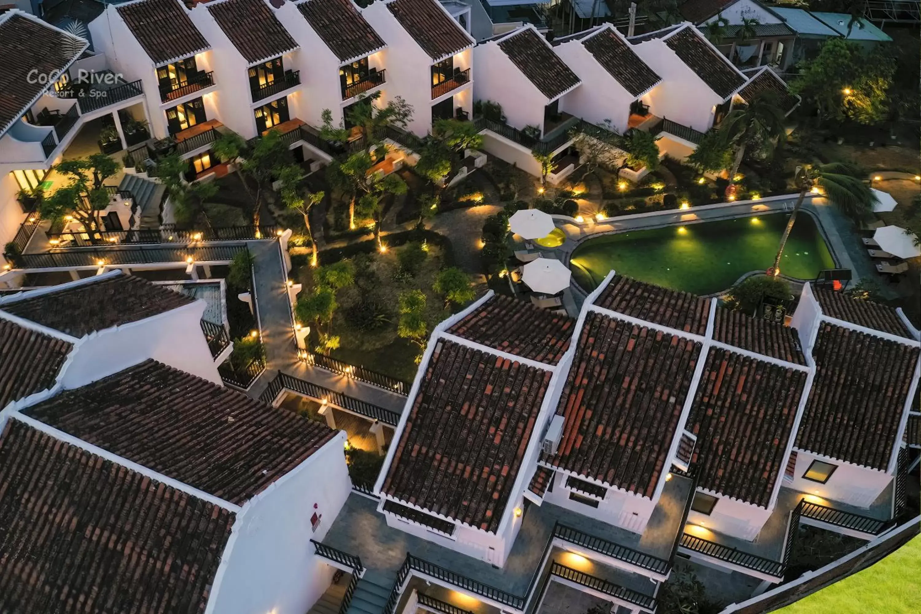 Property building, Bird's-eye View in Hoi An Coco River Resort & Spa