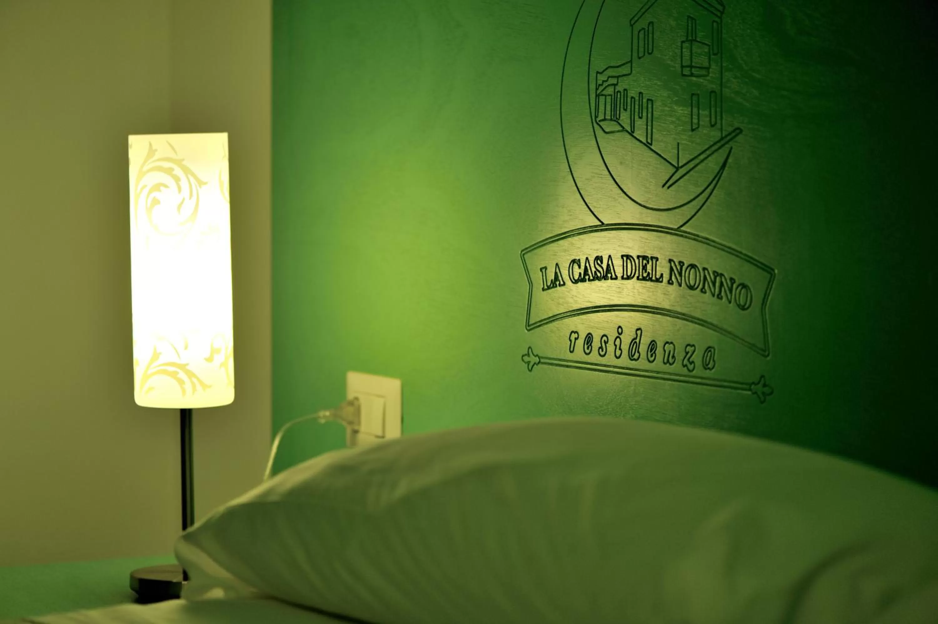 Decorative detail, Bed in La Casa Del Nonno