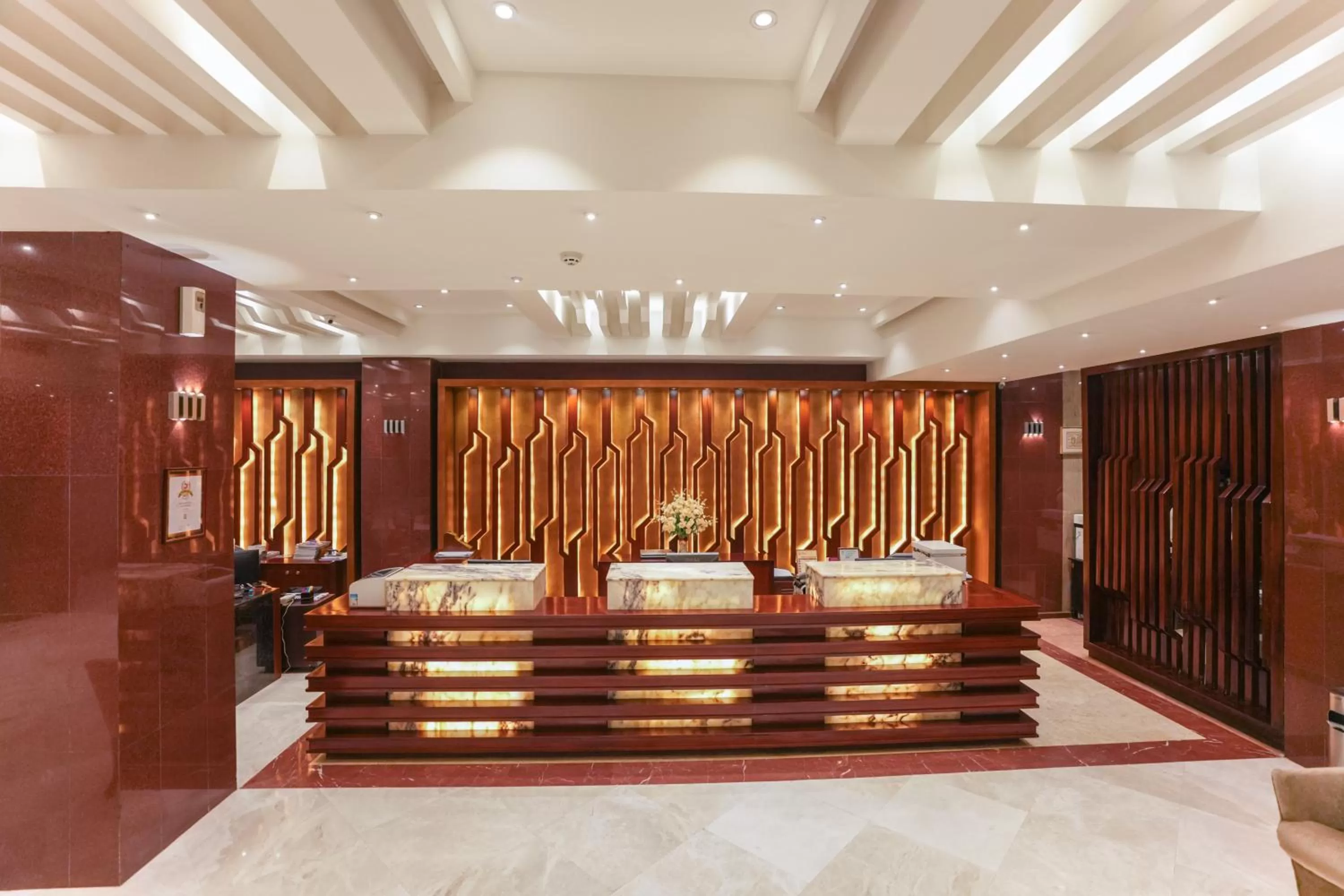 Lobby or reception in Hotel Sarina