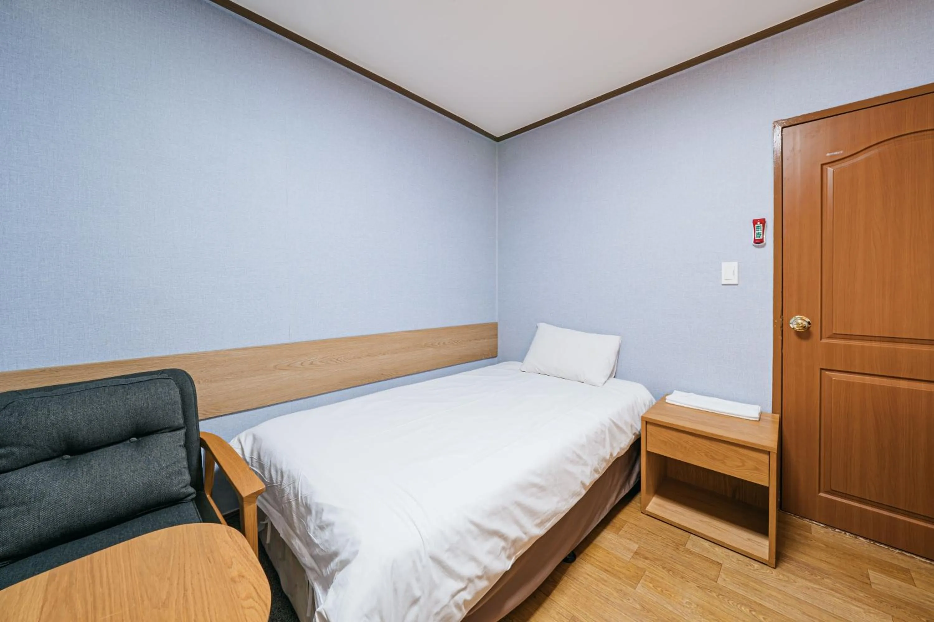 Bed in Jeju Miracle Hotel