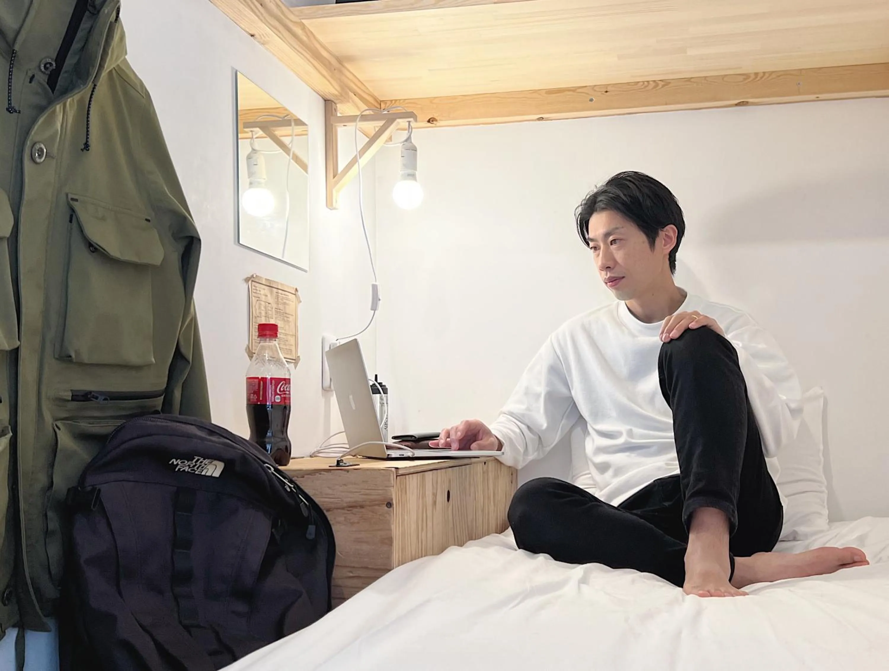 People, Bed in Blue Hour Kanazawa