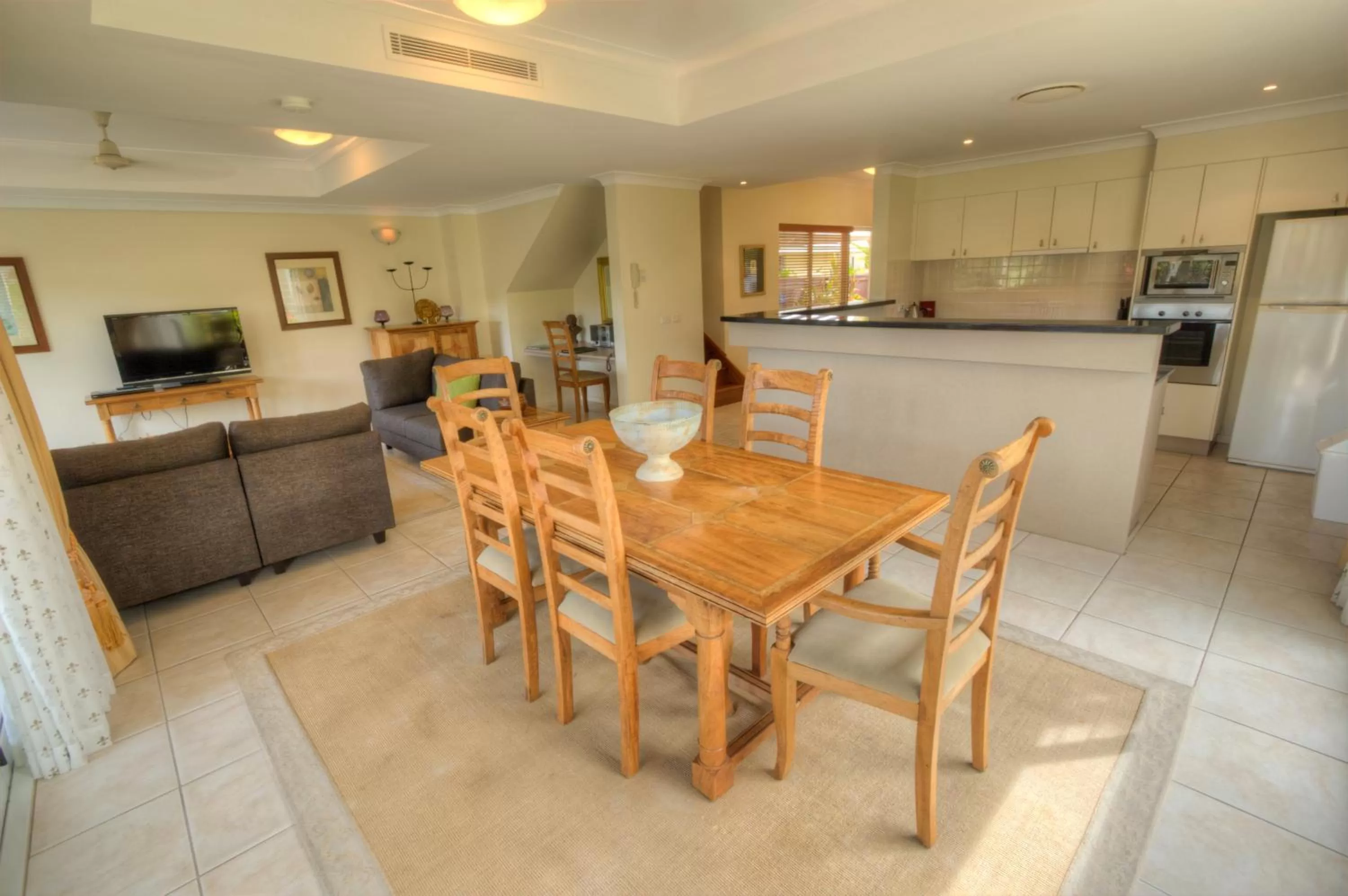 Dining area in Paradise Links Resort Port Douglas