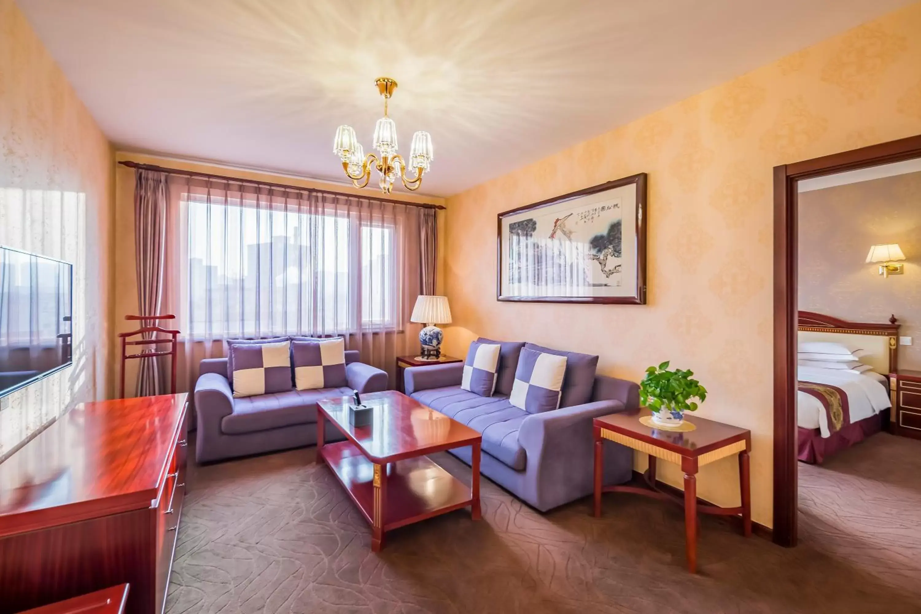 Seating Area in Beijing Commercial Business Hotel