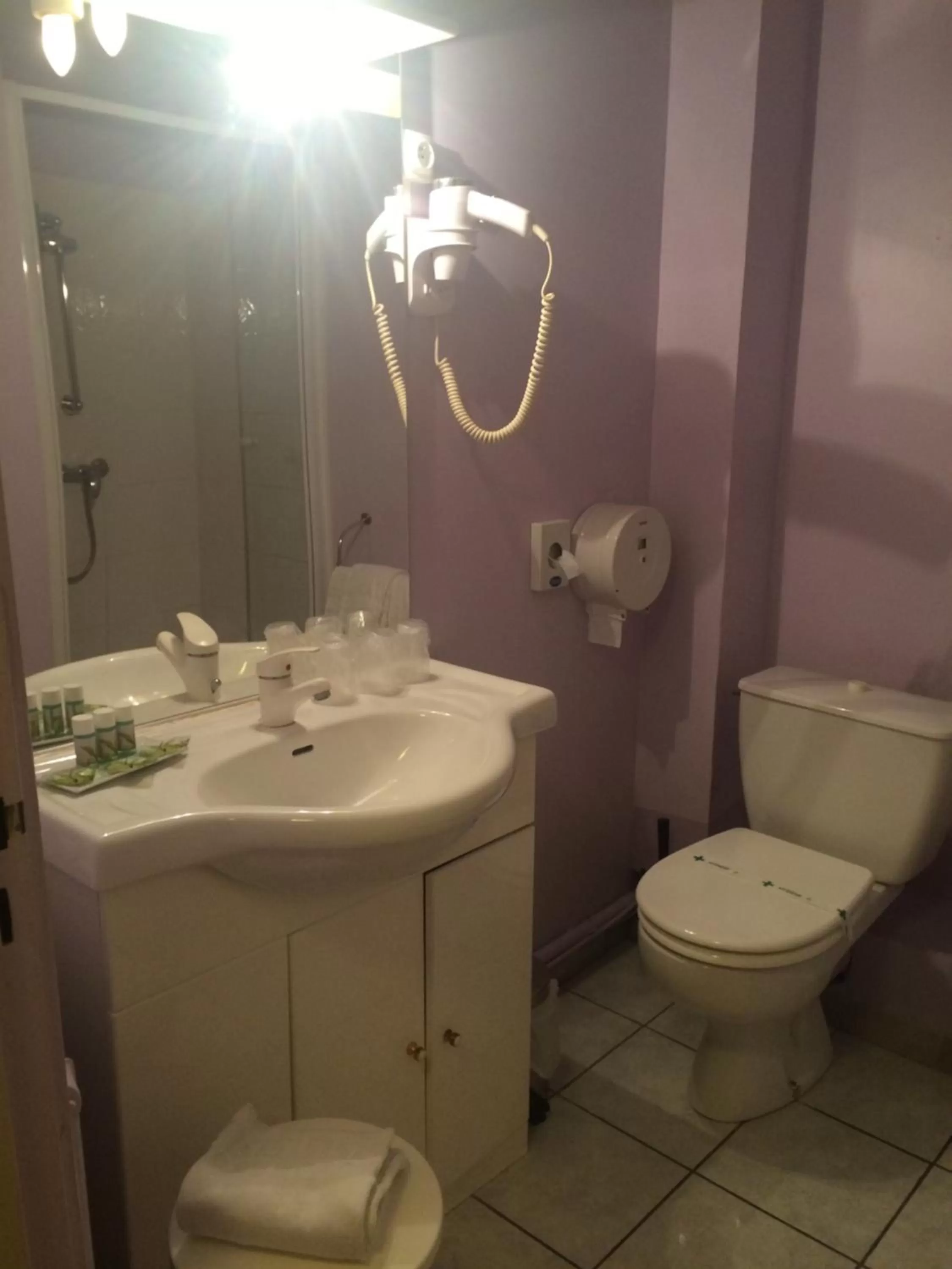 Shower in Hotel Cote Patio